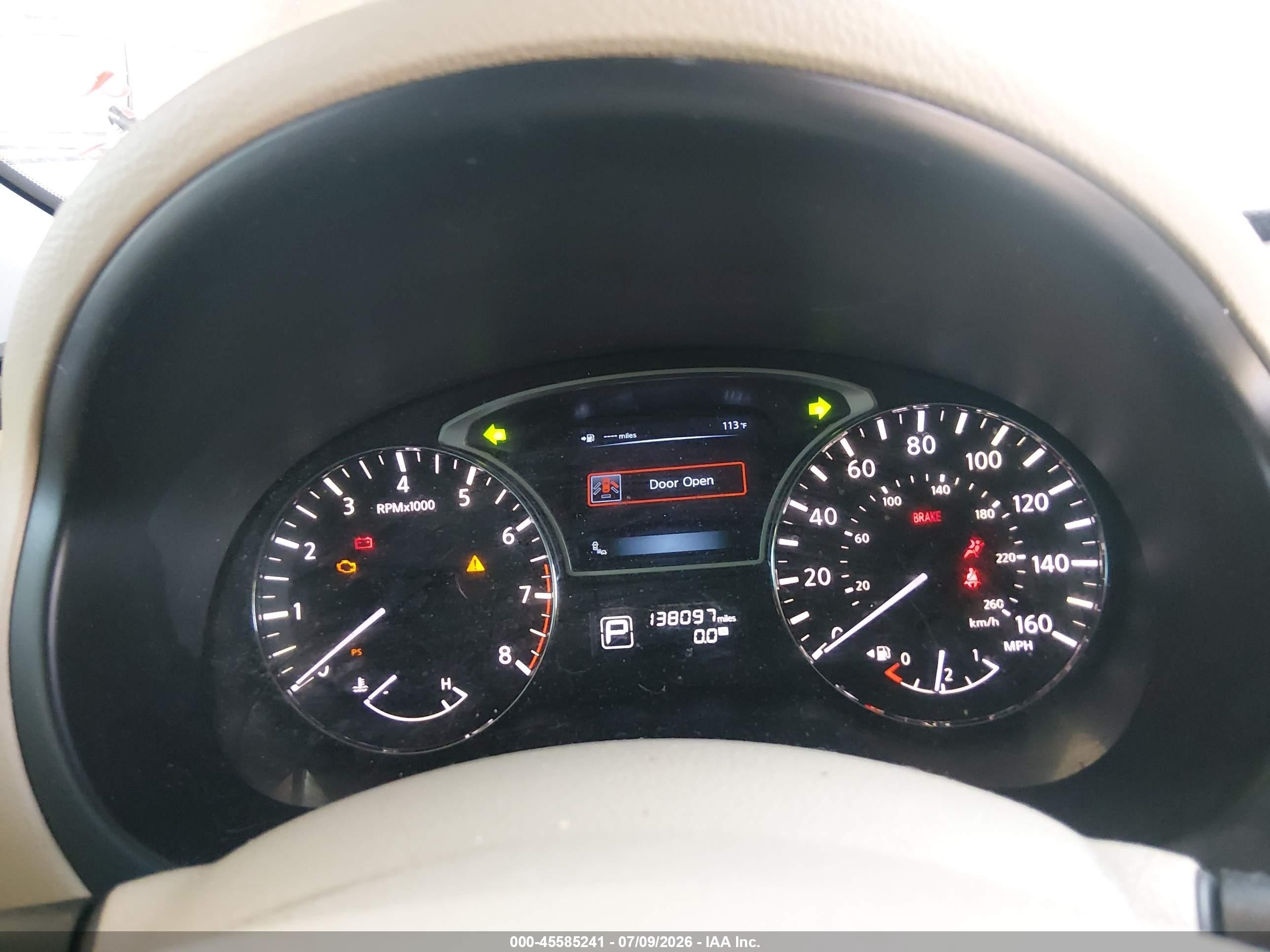 2013 Nissan Altima 2.5 Sl Кремовый vin: 1N4AL3AP2DN570234