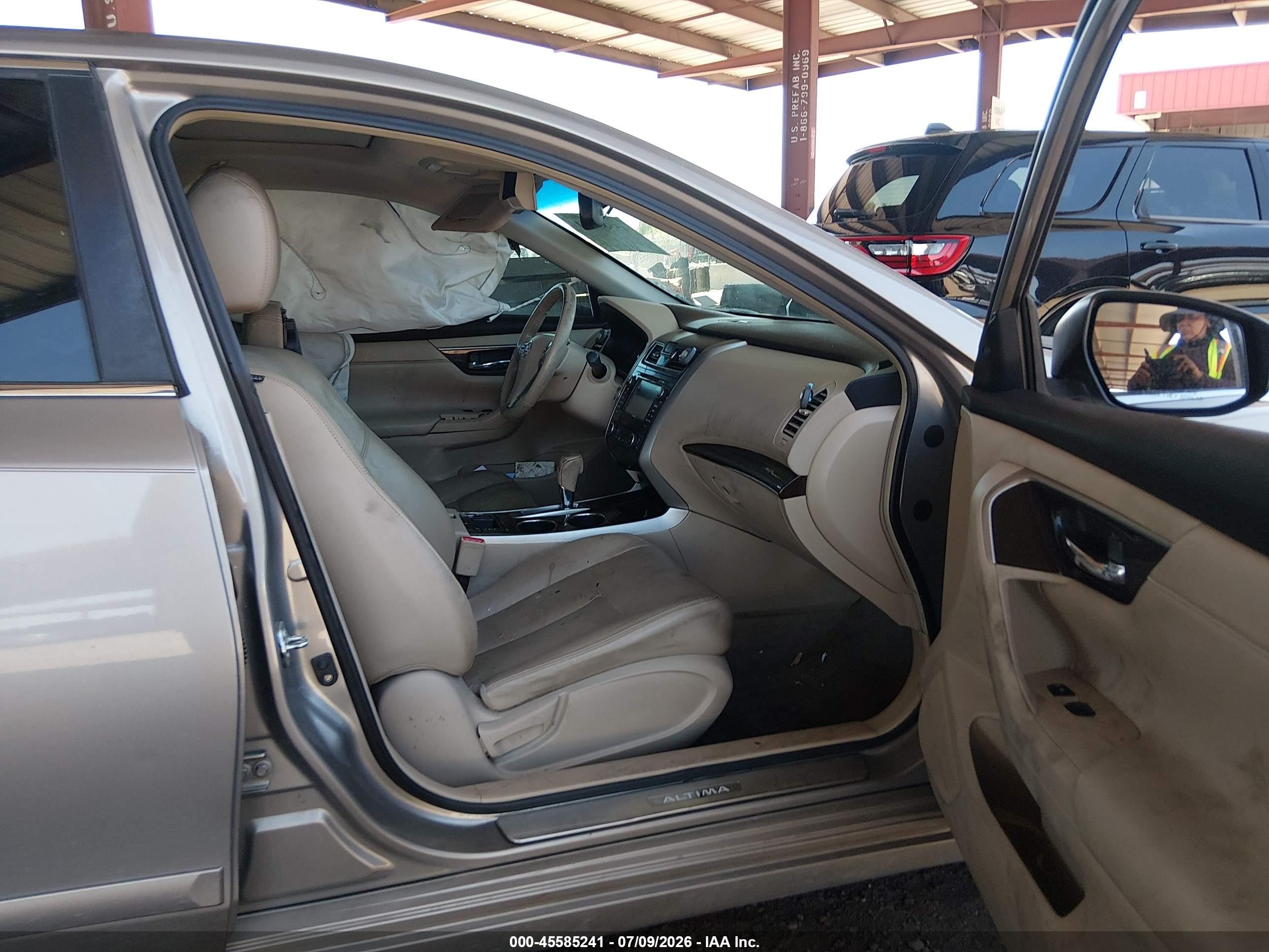 2013 Nissan Altima 2.5 Sl Кремовый vin: 1N4AL3AP2DN570234