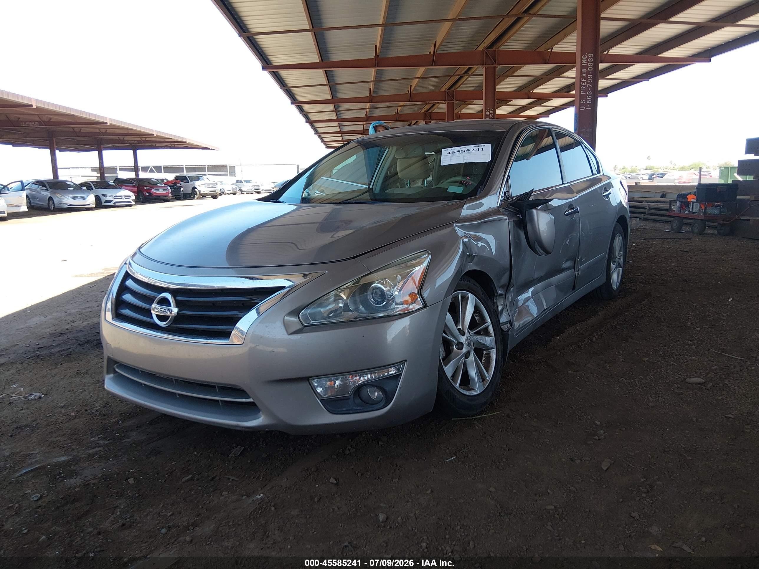2013 Nissan Altima 2.5 Sl Кремовый vin: 1N4AL3AP2DN570234