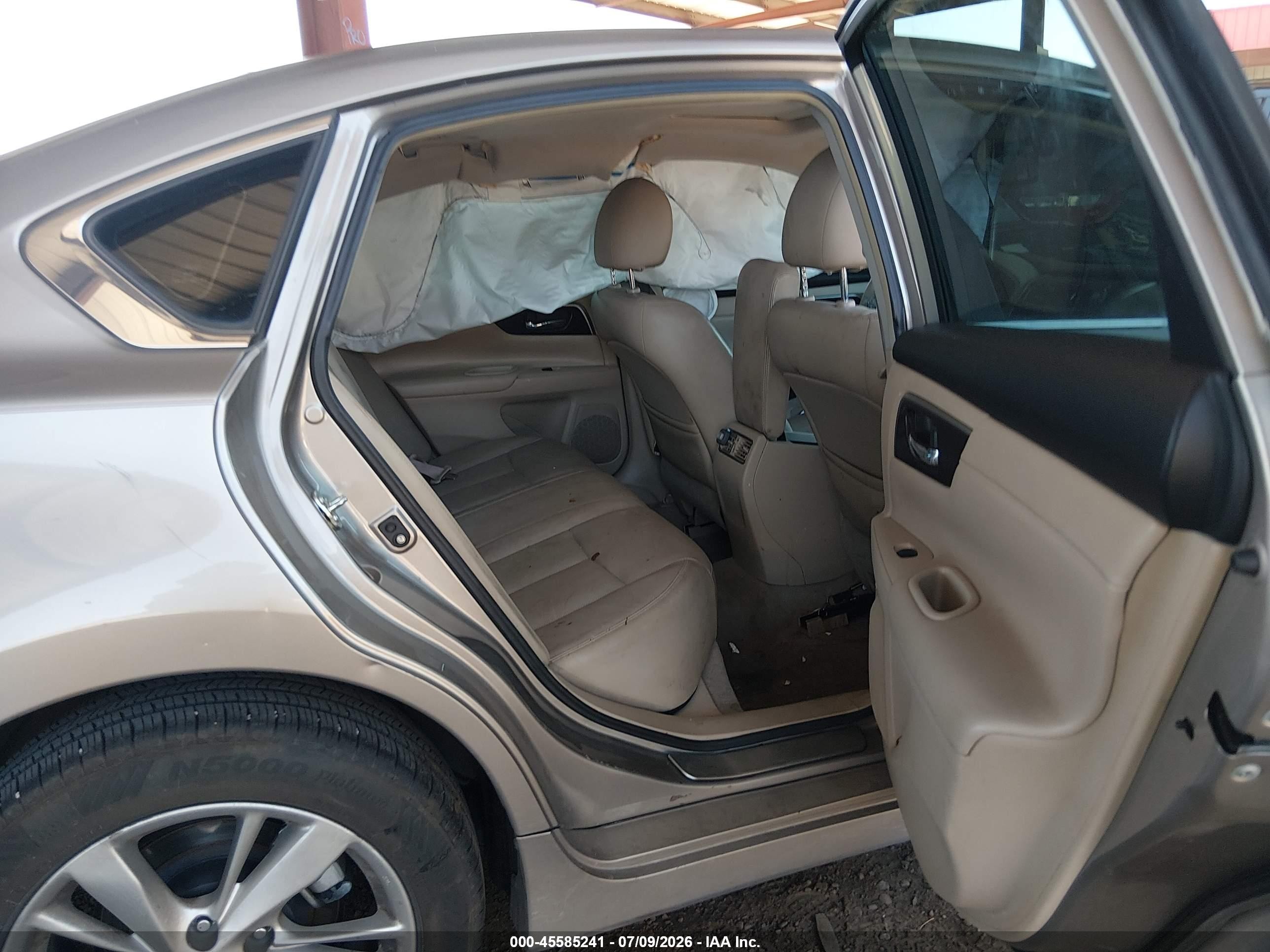 2013 Nissan Altima 2.5 Sl Кремовый vin: 1N4AL3AP2DN570234
