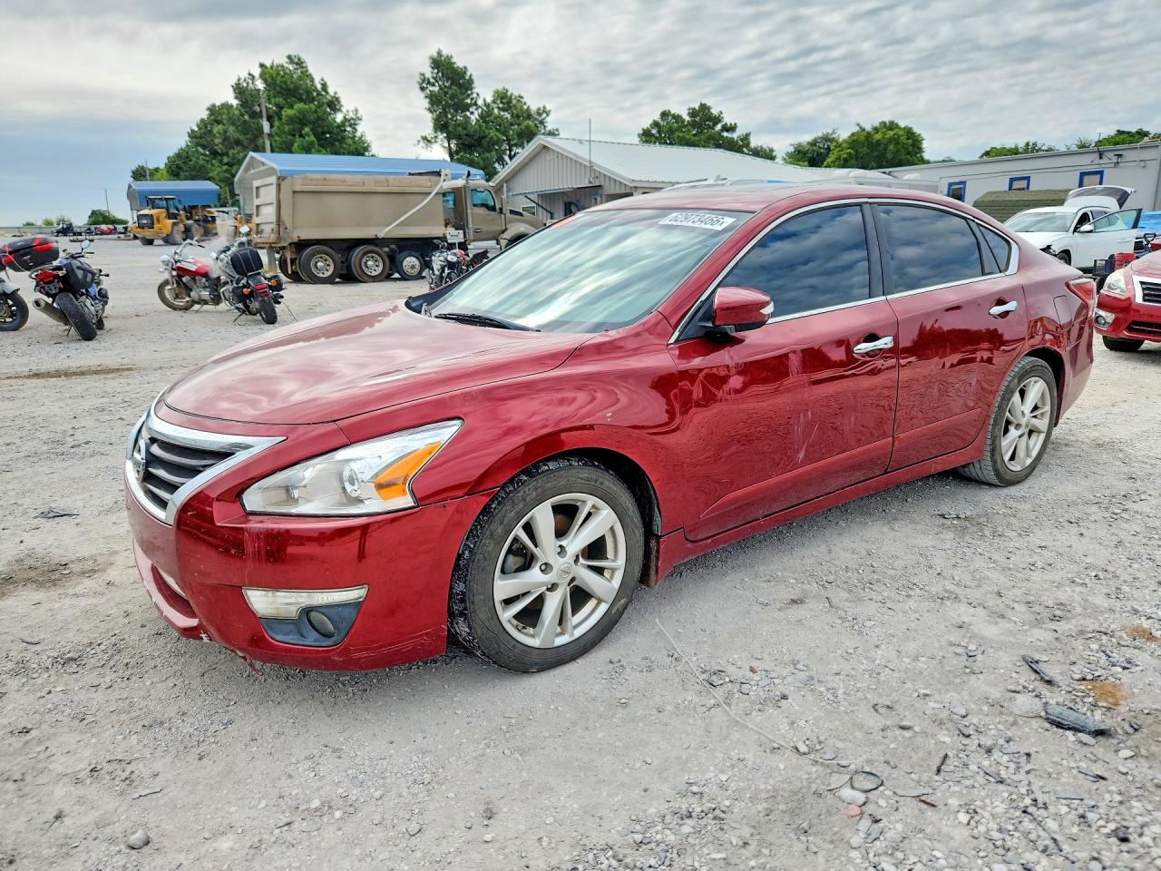 2013 Nissan Altima 2.5 Sl Red vin: 1N4AL3AP2DN571478