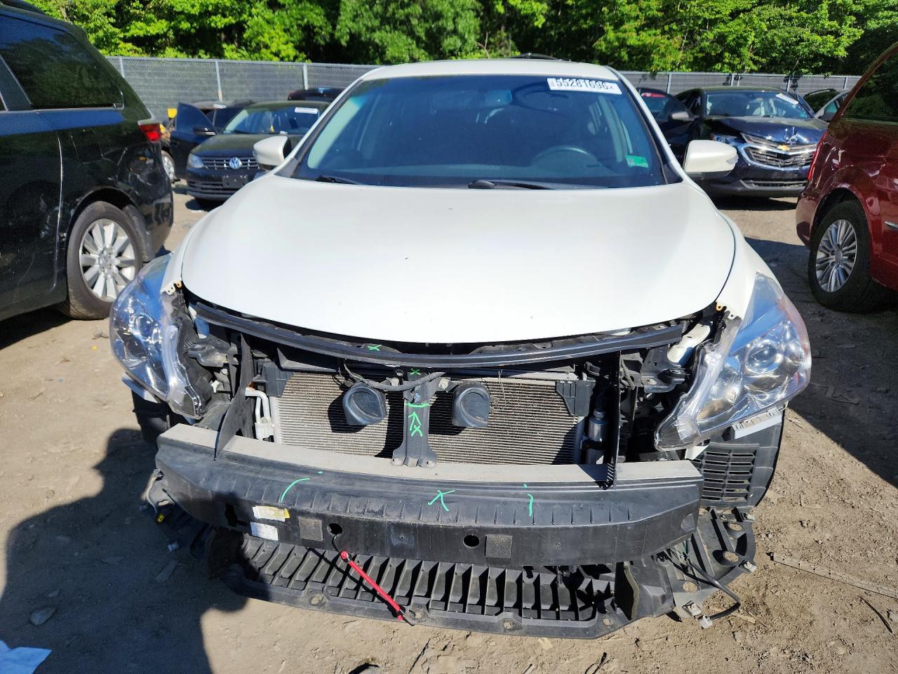 2013 Nissan Altima 2.5 Sv White vin: 1N4AL3AP2DN578821