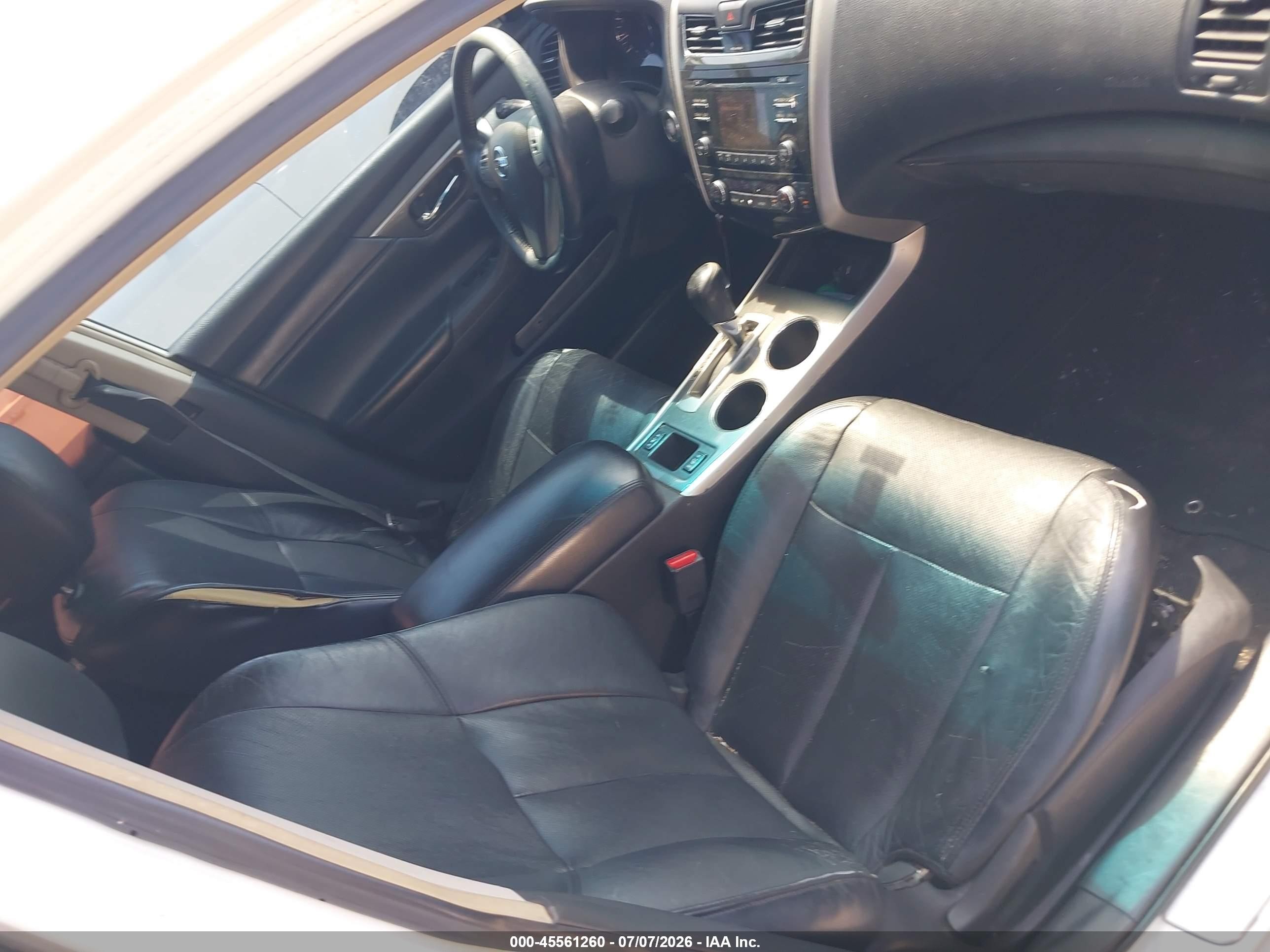 2013 Nissan Altima 2.5 Sl Белый vin: 1N4AL3AP2DN583937