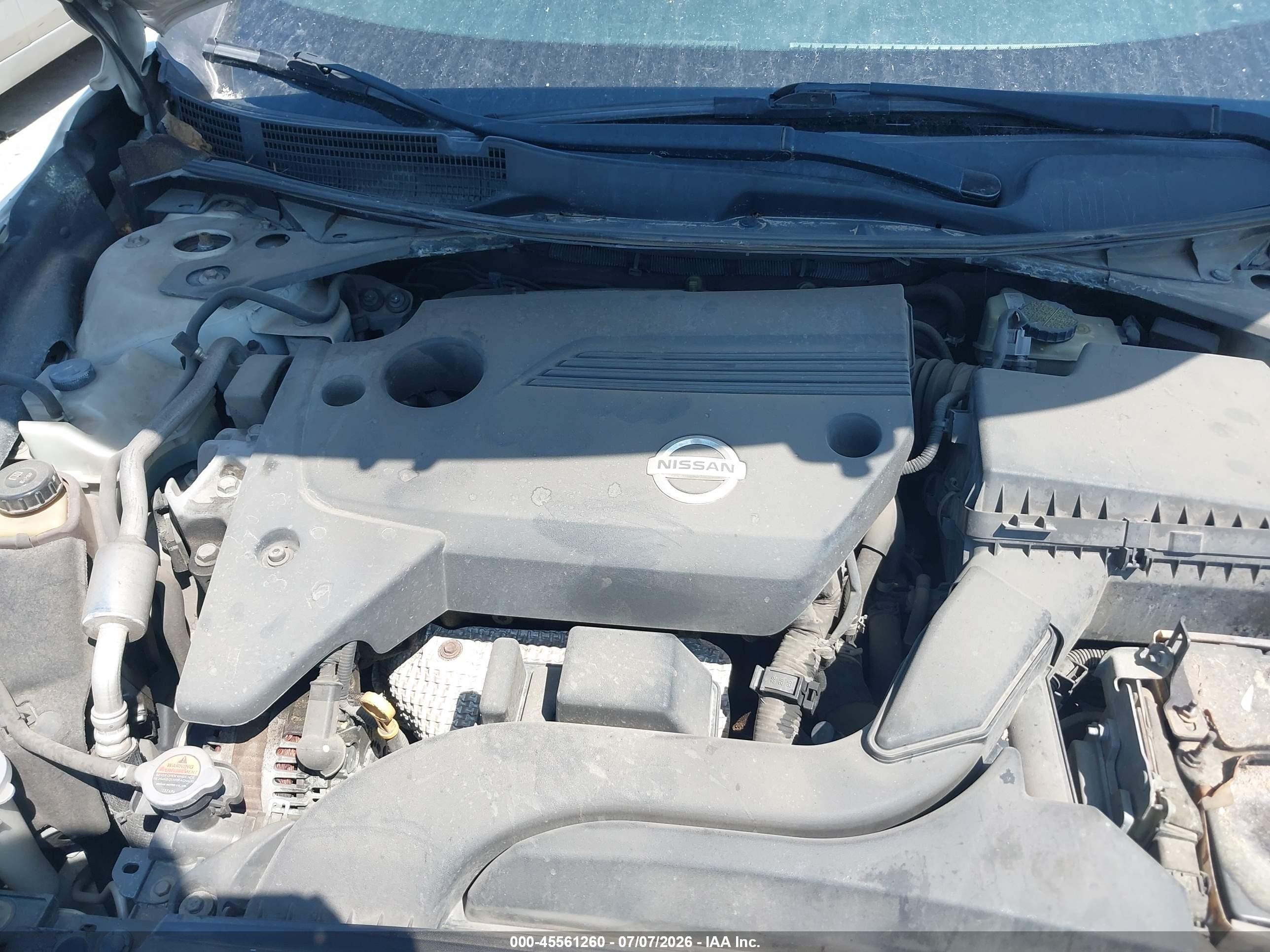 2013 Nissan Altima 2.5 Sl Белый vin: 1N4AL3AP2DN583937