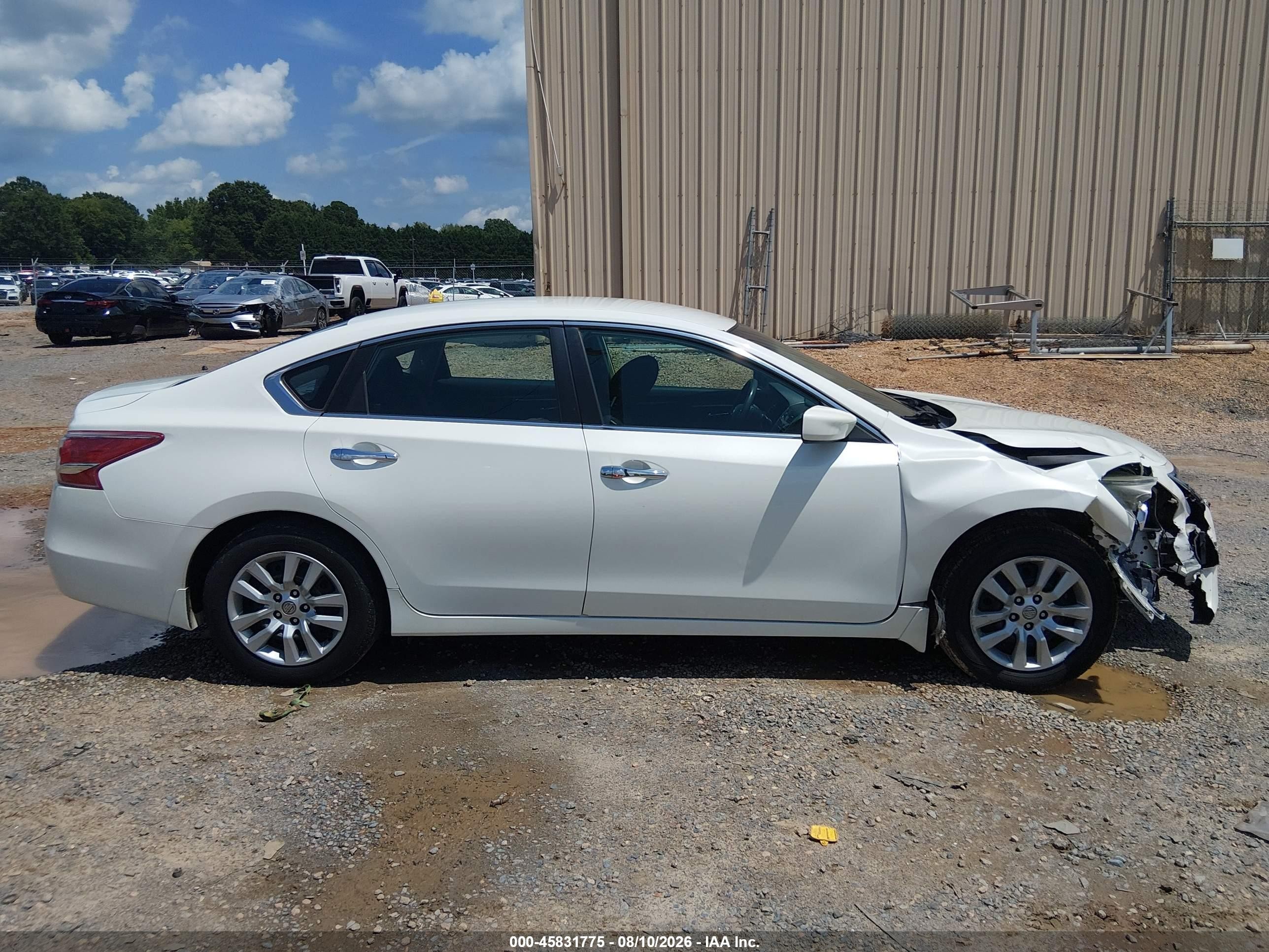 2013 Nissan Altima 2.5 S White vin: 1N4AL3AP2DN587728