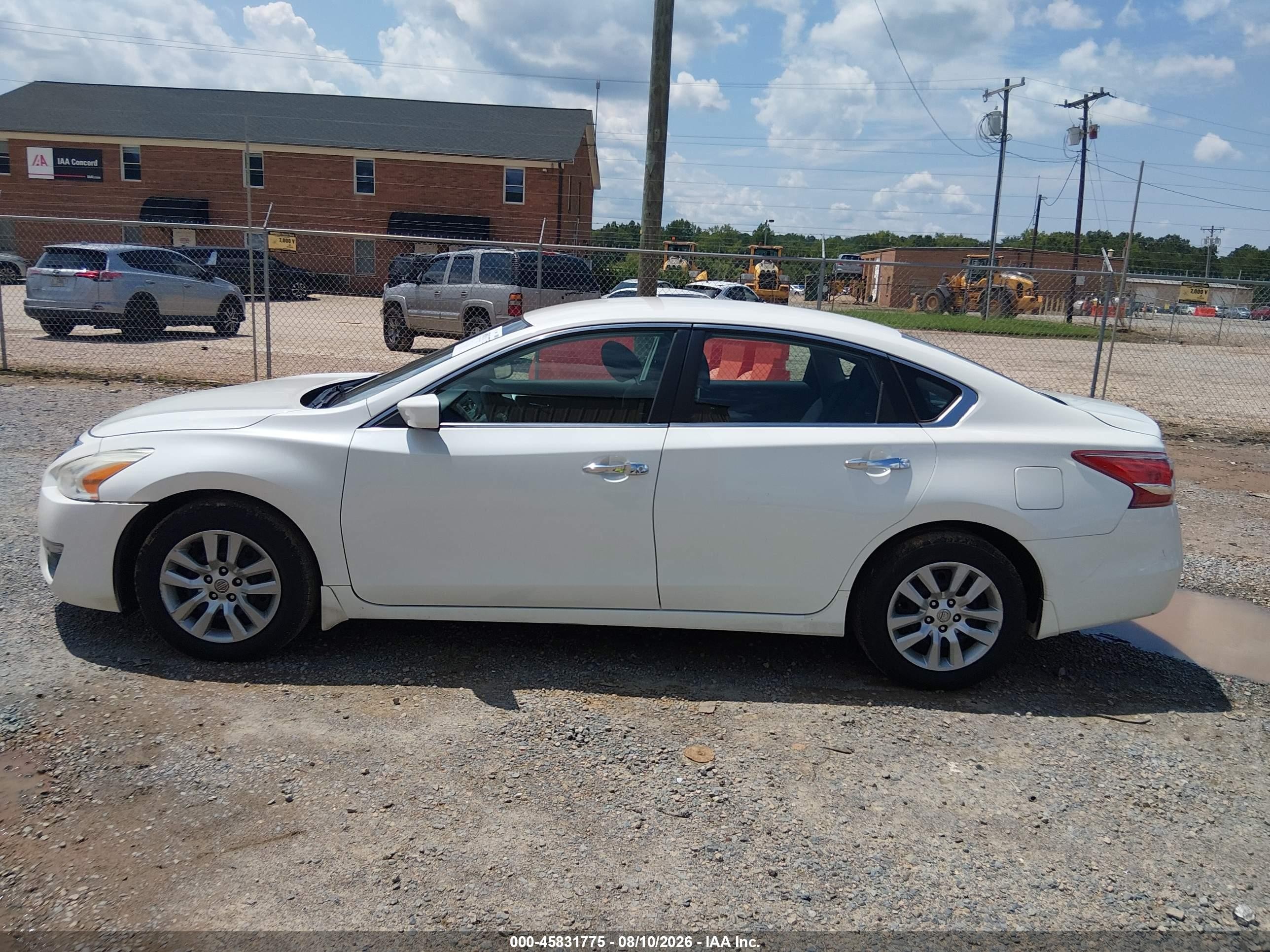 2013 Nissan Altima 2.5 S White vin: 1N4AL3AP2DN587728