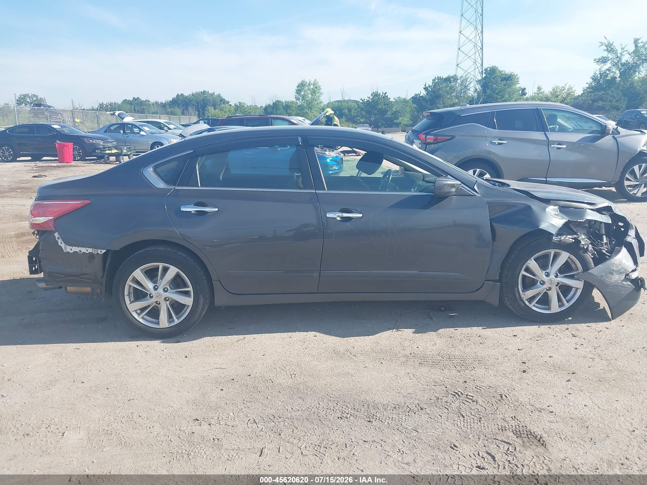 2013 Nissan Altima 2.5 Sv Gray vin: 1N4AL3AP2DN589348