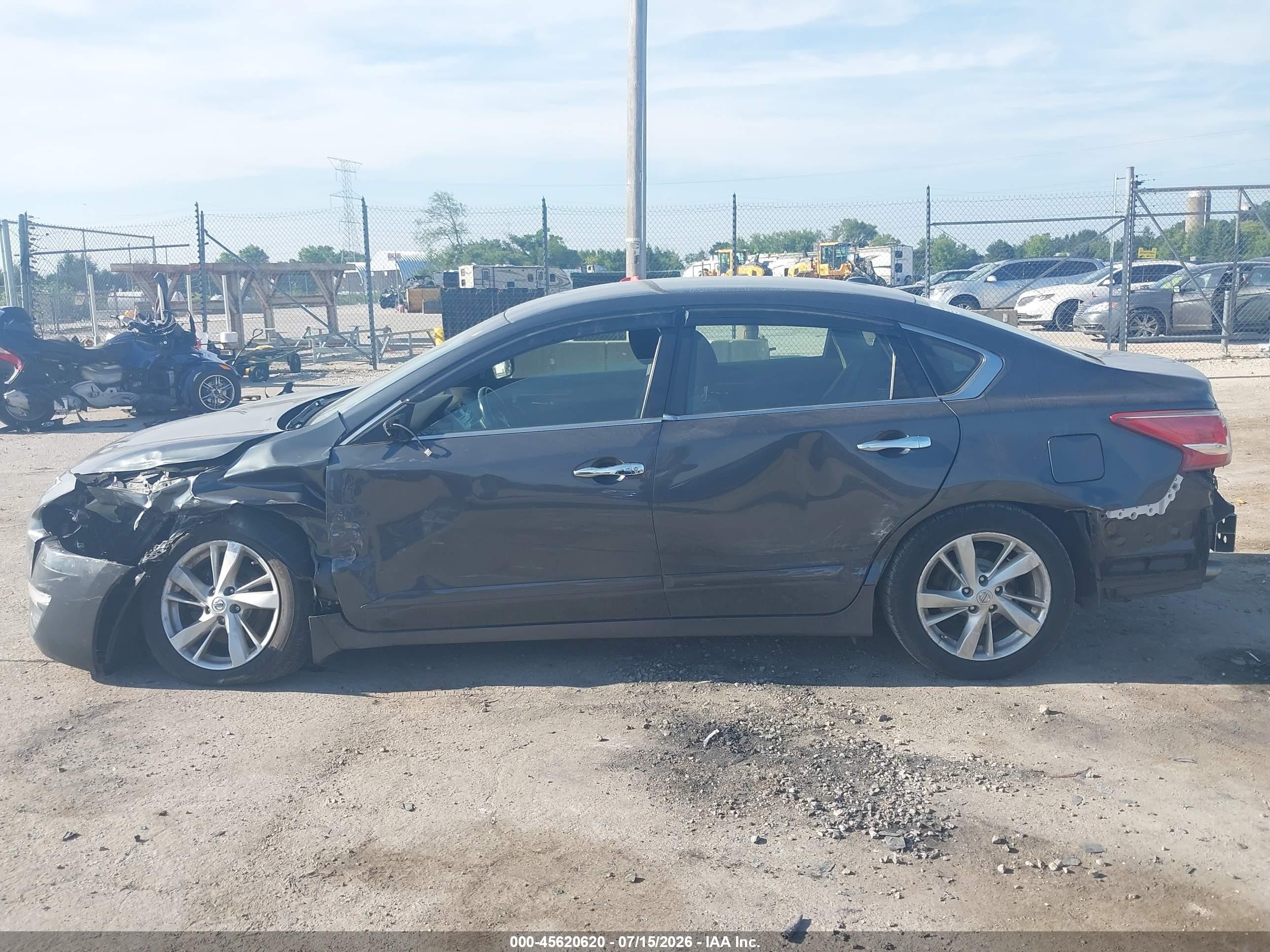 2013 Nissan Altima 2.5 Sv Gray vin: 1N4AL3AP2DN589348