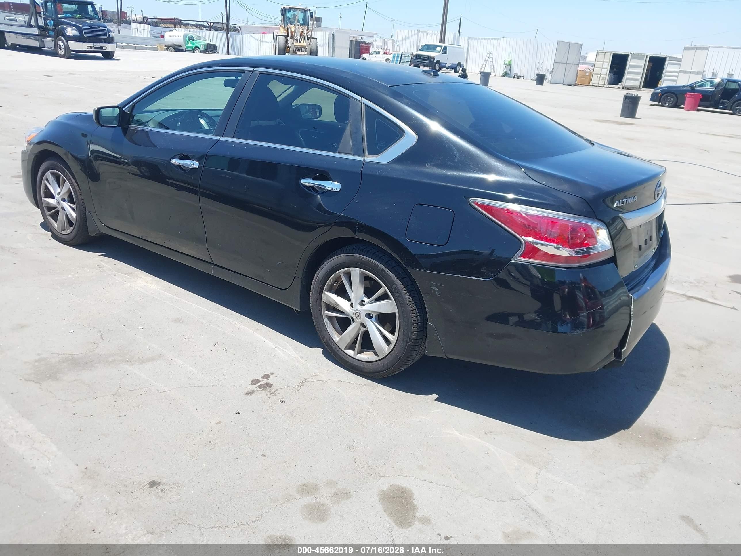 2014 Nissan Altima 2.5 Sv Black vin: 1N4AL3AP2EC100024