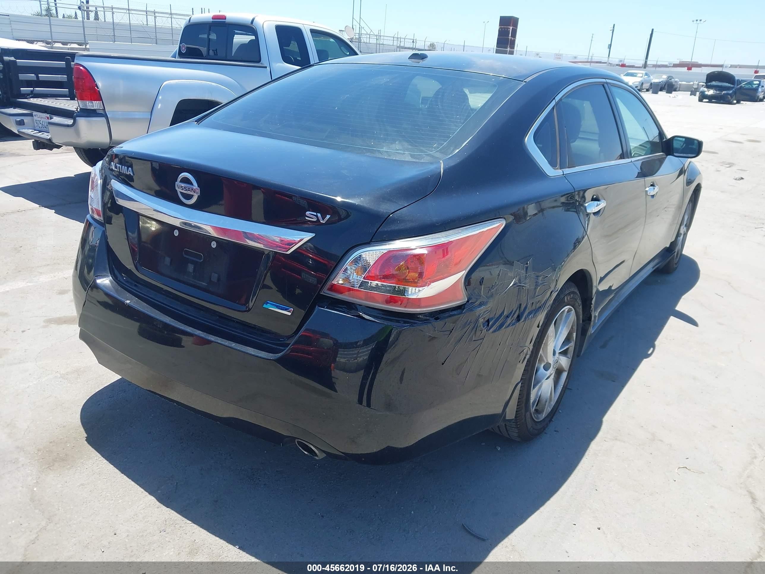 2014 Nissan Altima 2.5 Sv Black vin: 1N4AL3AP2EC100024