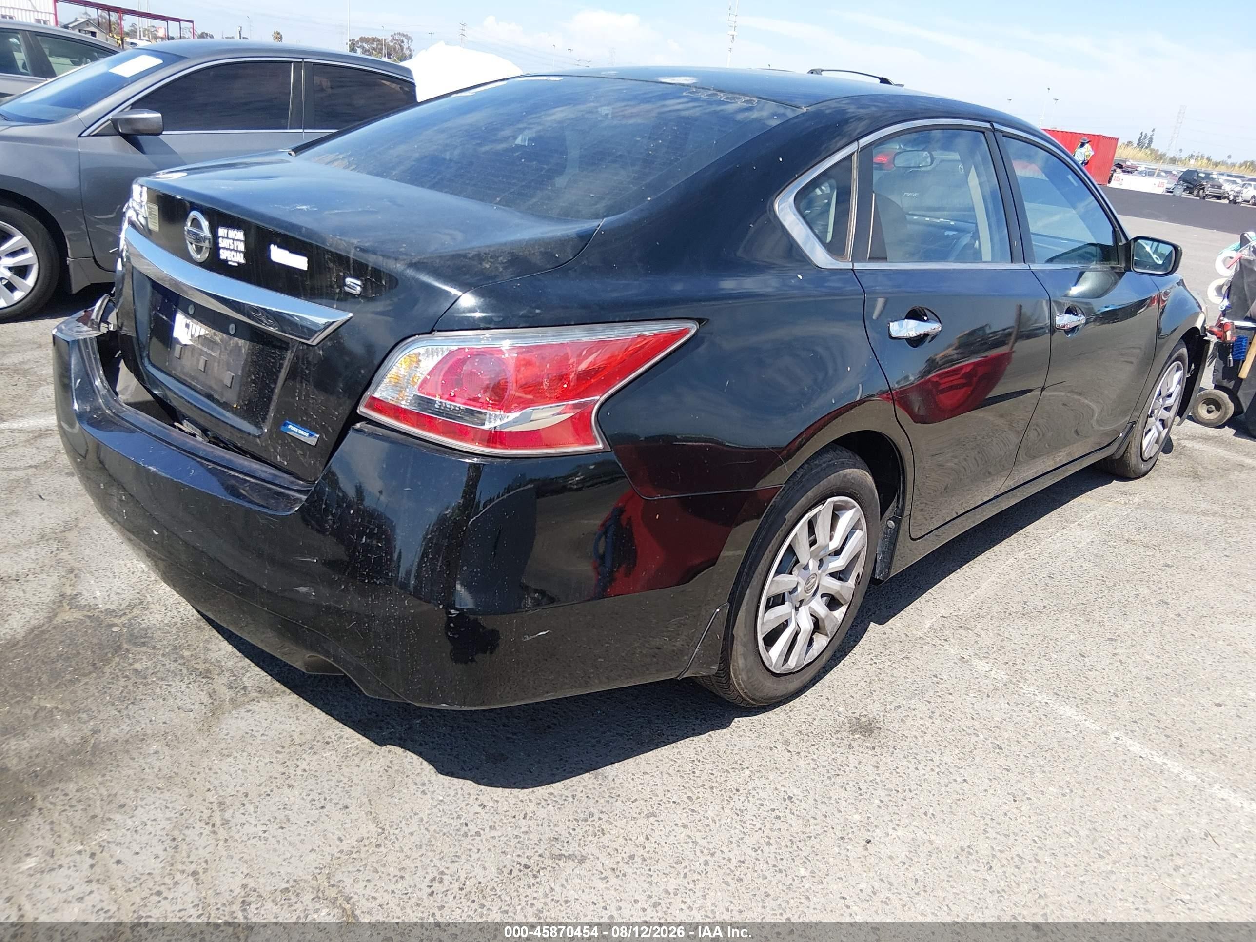 2014 Nissan Altima 2.5 S Черный vin: 1N4AL3AP2EC101190