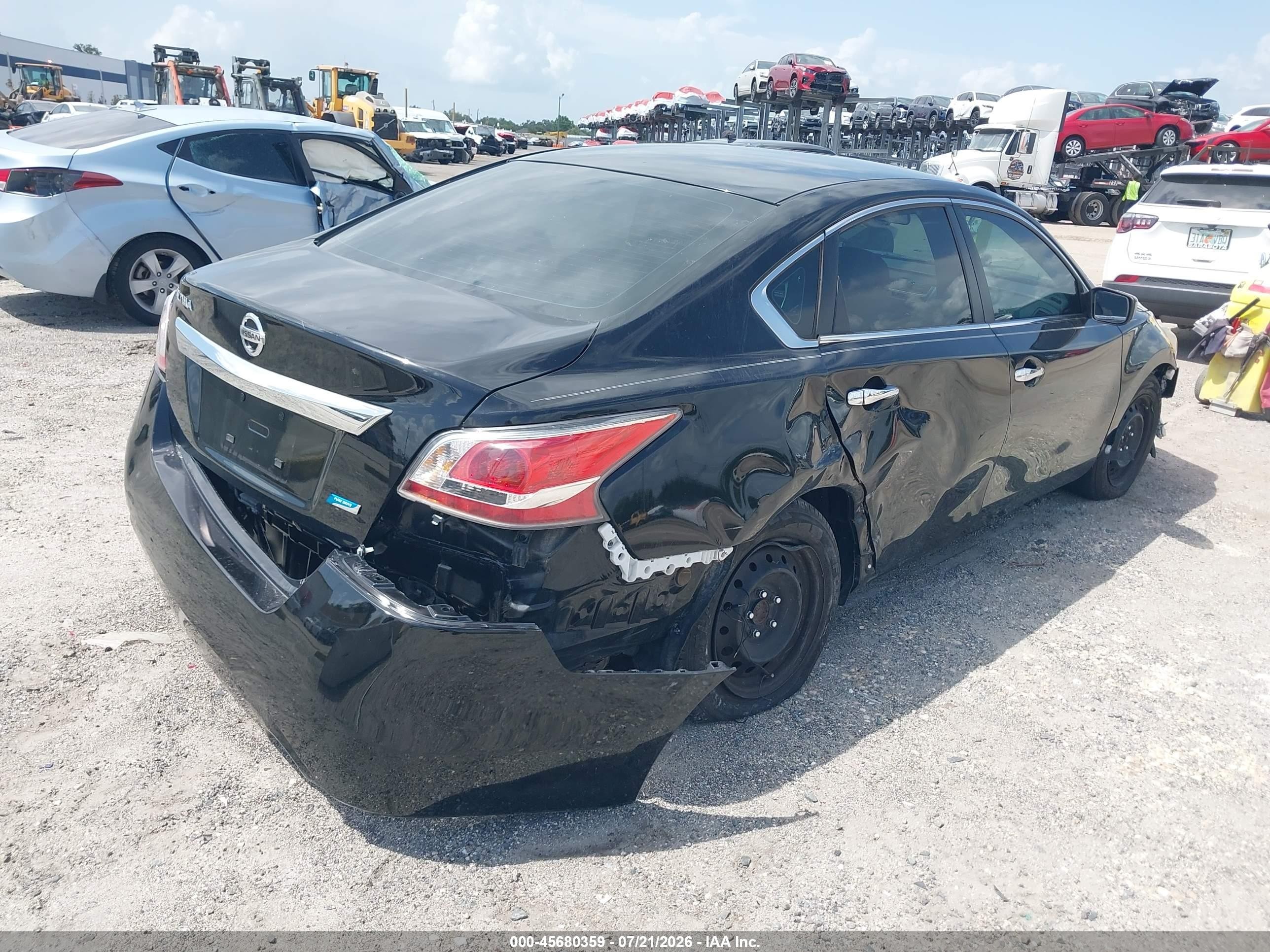 2014 Nissan Altima 2.5 S Black vin: 1N4AL3AP2EC114196