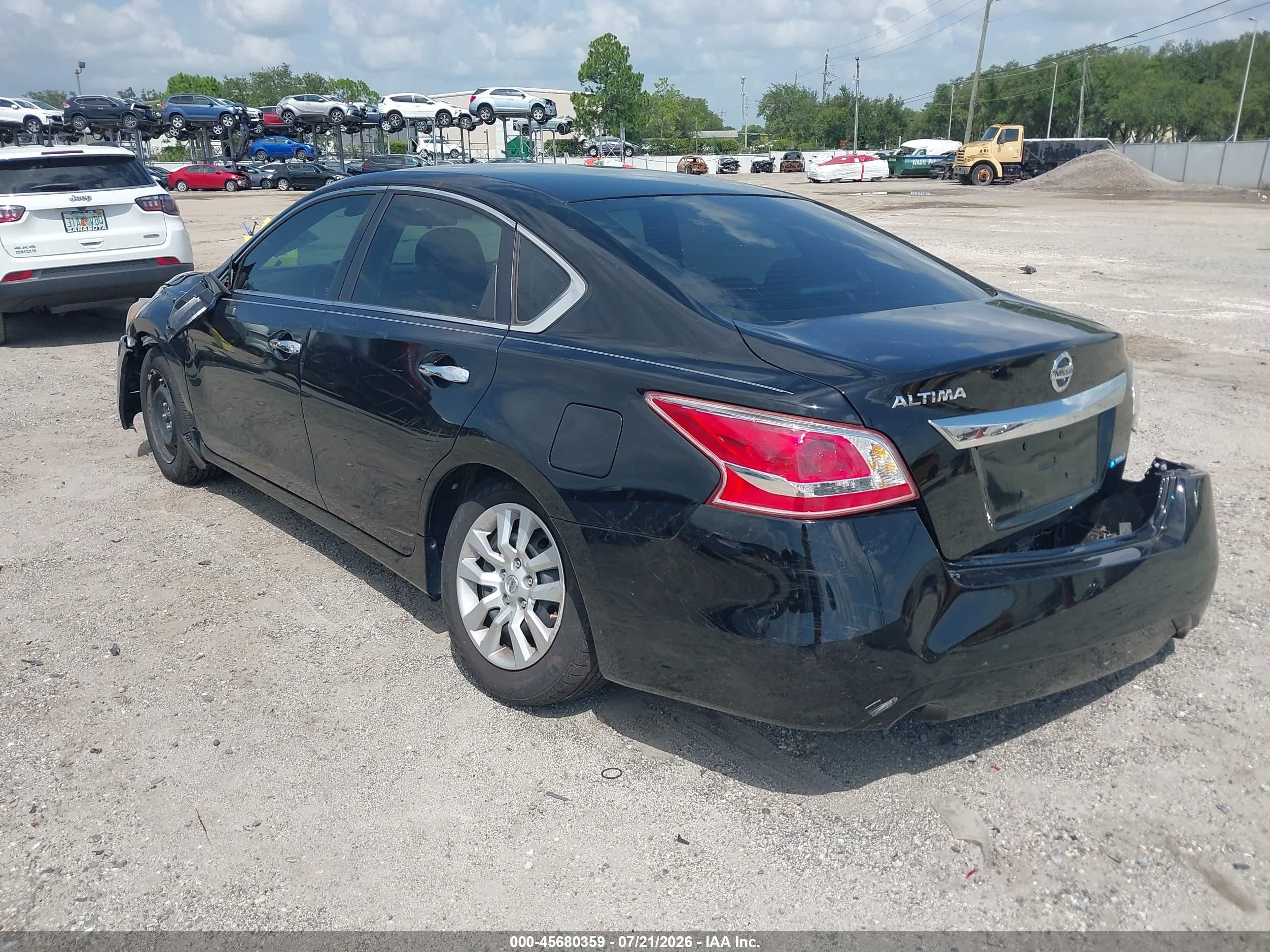 2014 Nissan Altima 2.5 S Black vin: 1N4AL3AP2EC114196