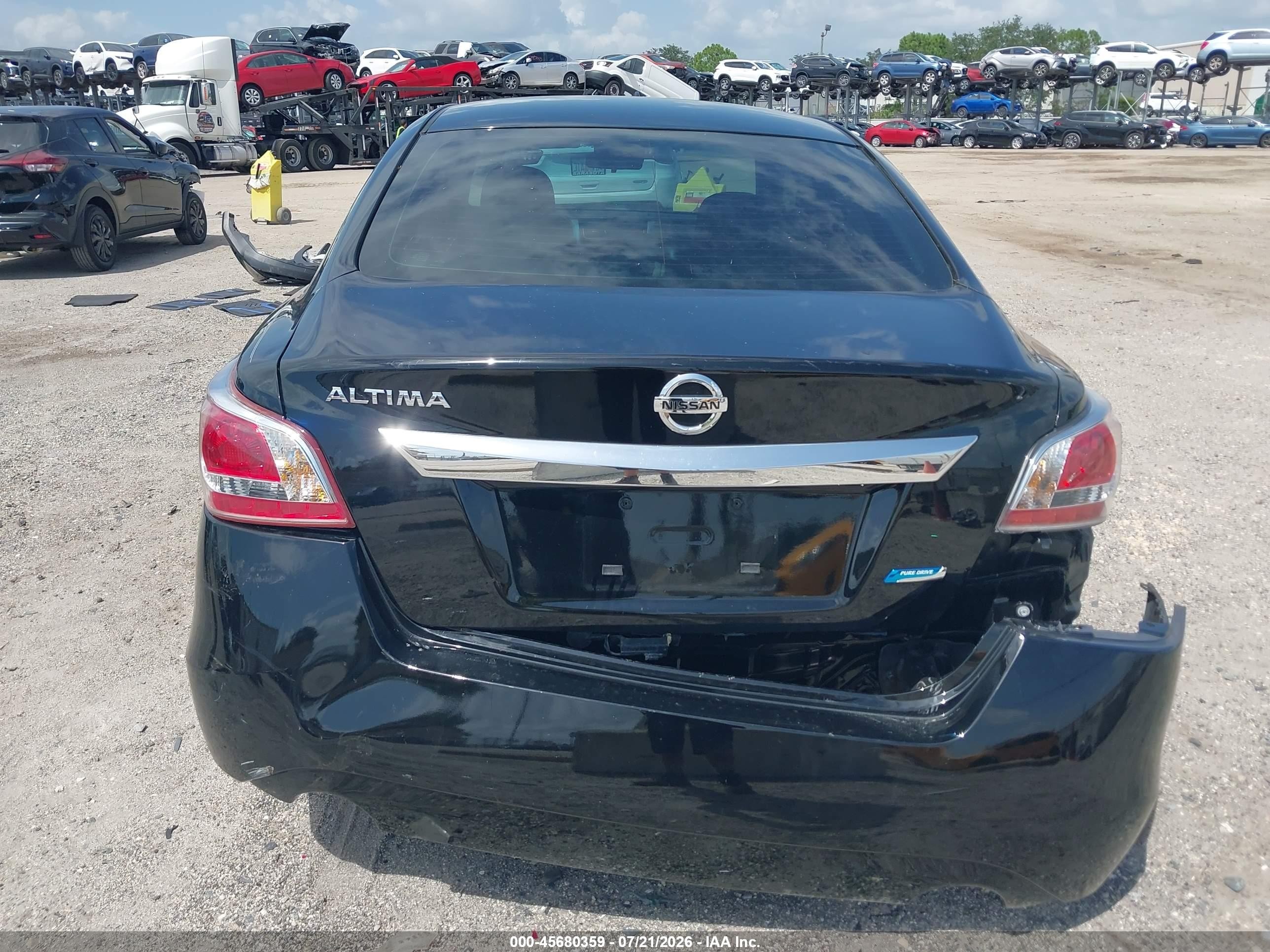 2014 Nissan Altima 2.5 S Black vin: 1N4AL3AP2EC114196