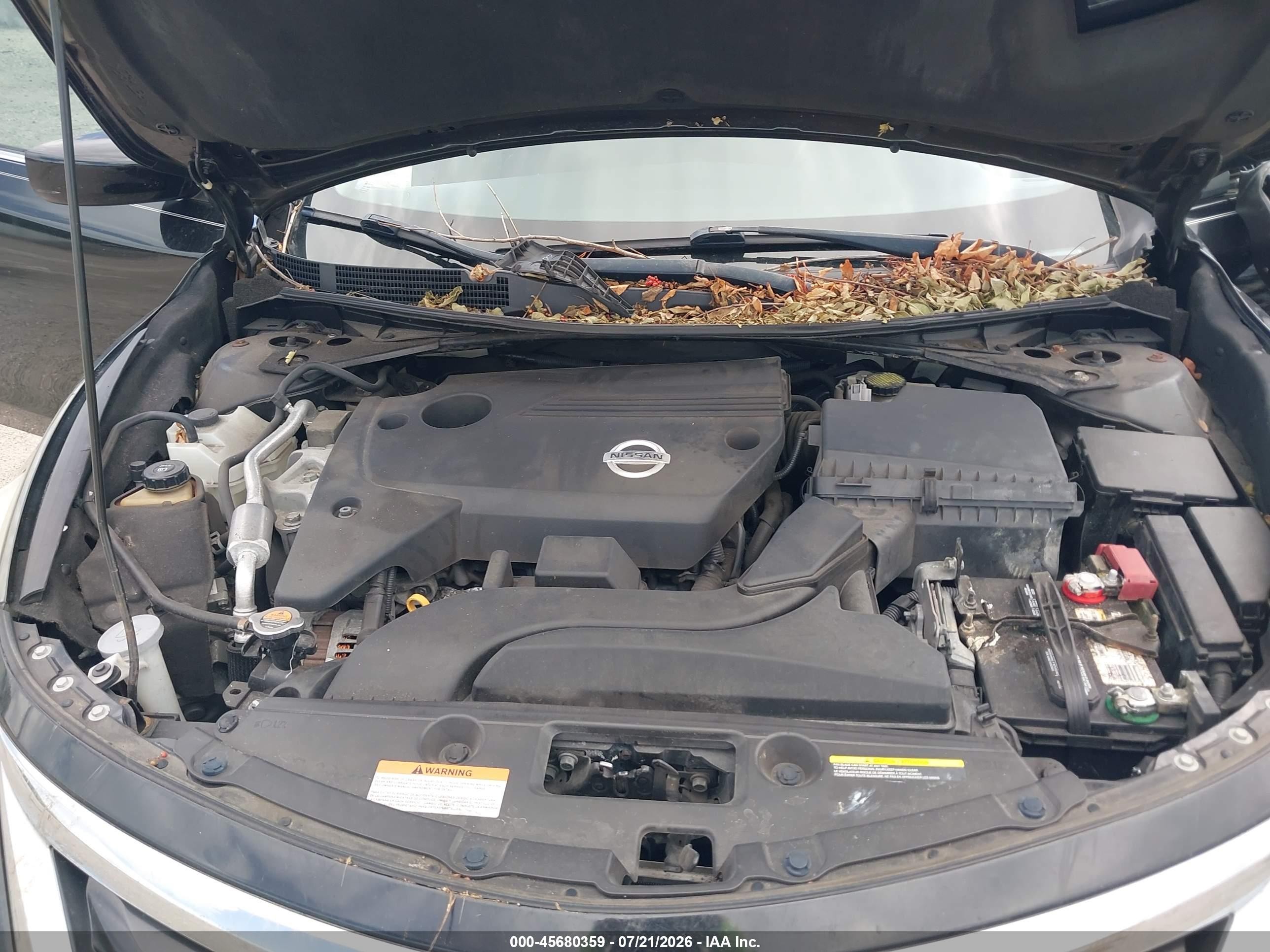 2014 Nissan Altima 2.5 S Black vin: 1N4AL3AP2EC114196