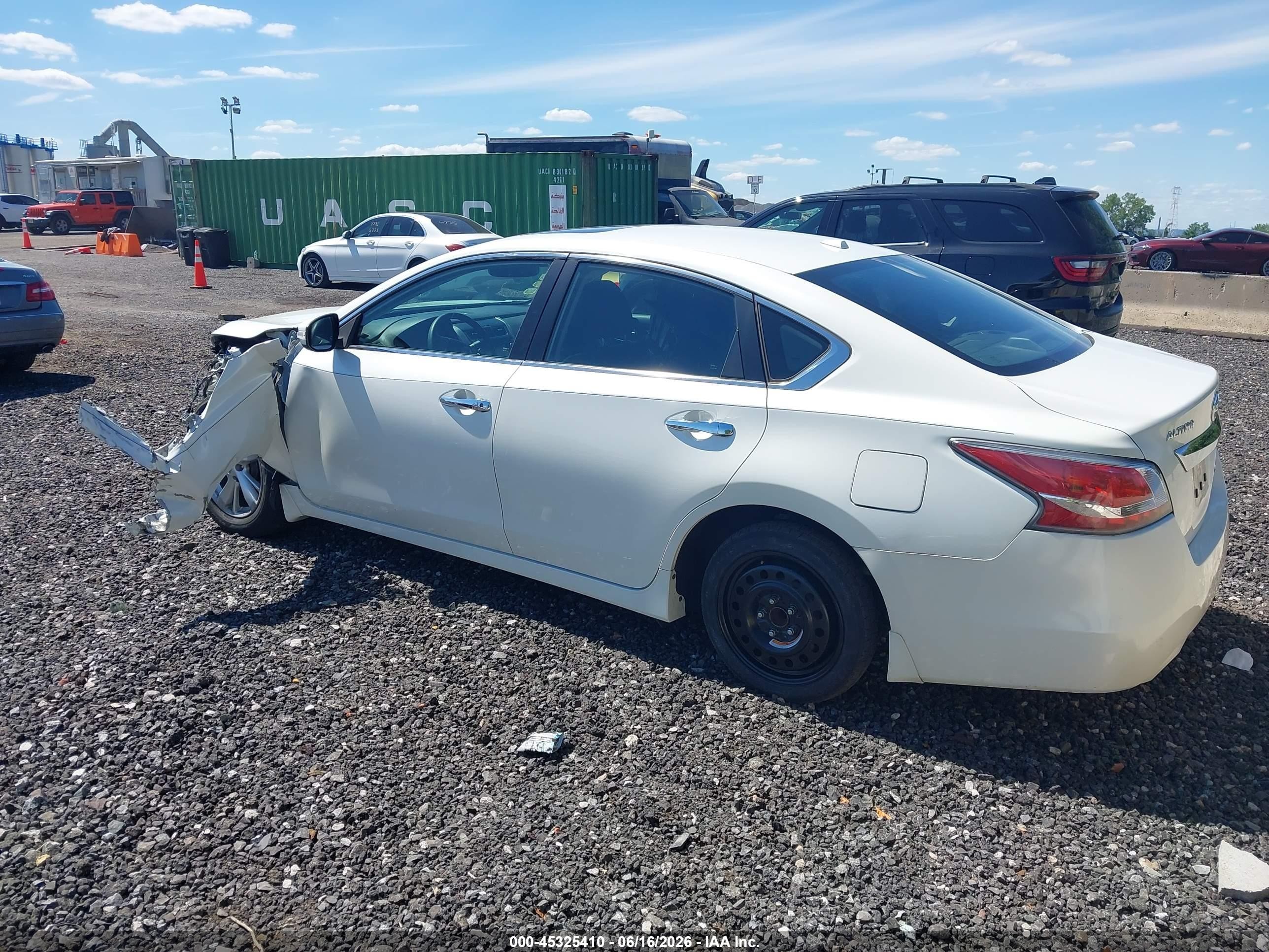 2014 Nissan Altima 2.5 Sl Белый vin: 1N4AL3AP2EC147148