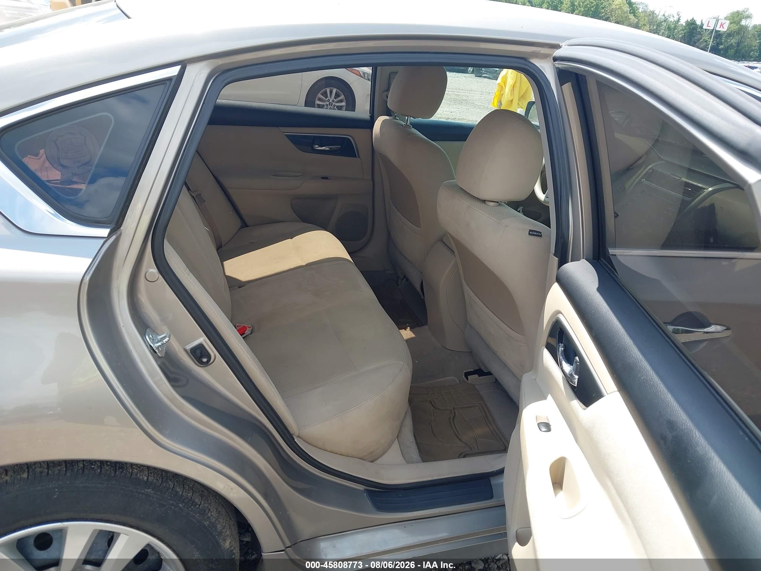 2014 Nissan Altima 2.5 S Бежевый vin: 1N4AL3AP2EC153791