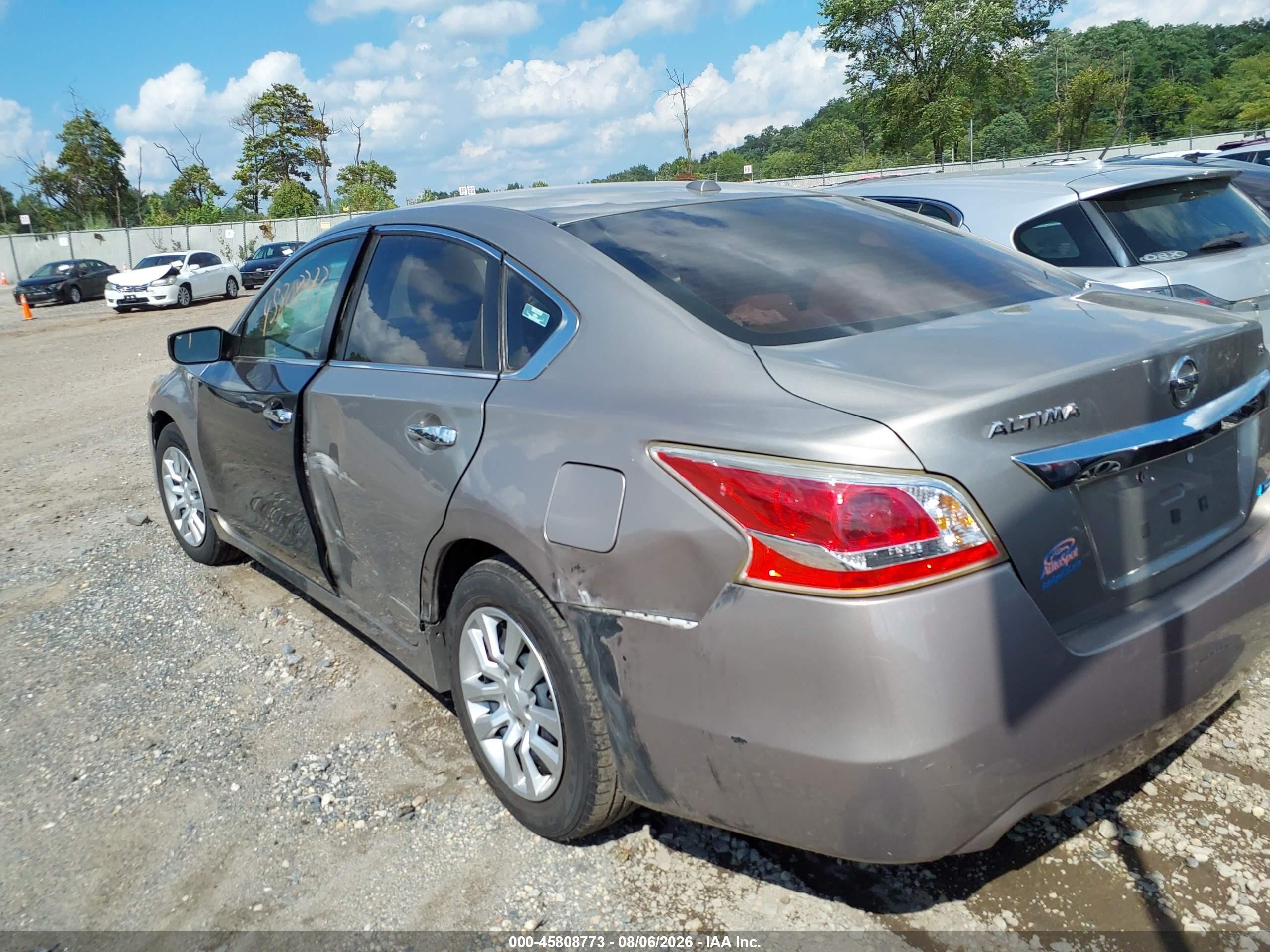 2014 Nissan Altima 2.5 S Бежевый vin: 1N4AL3AP2EC153791