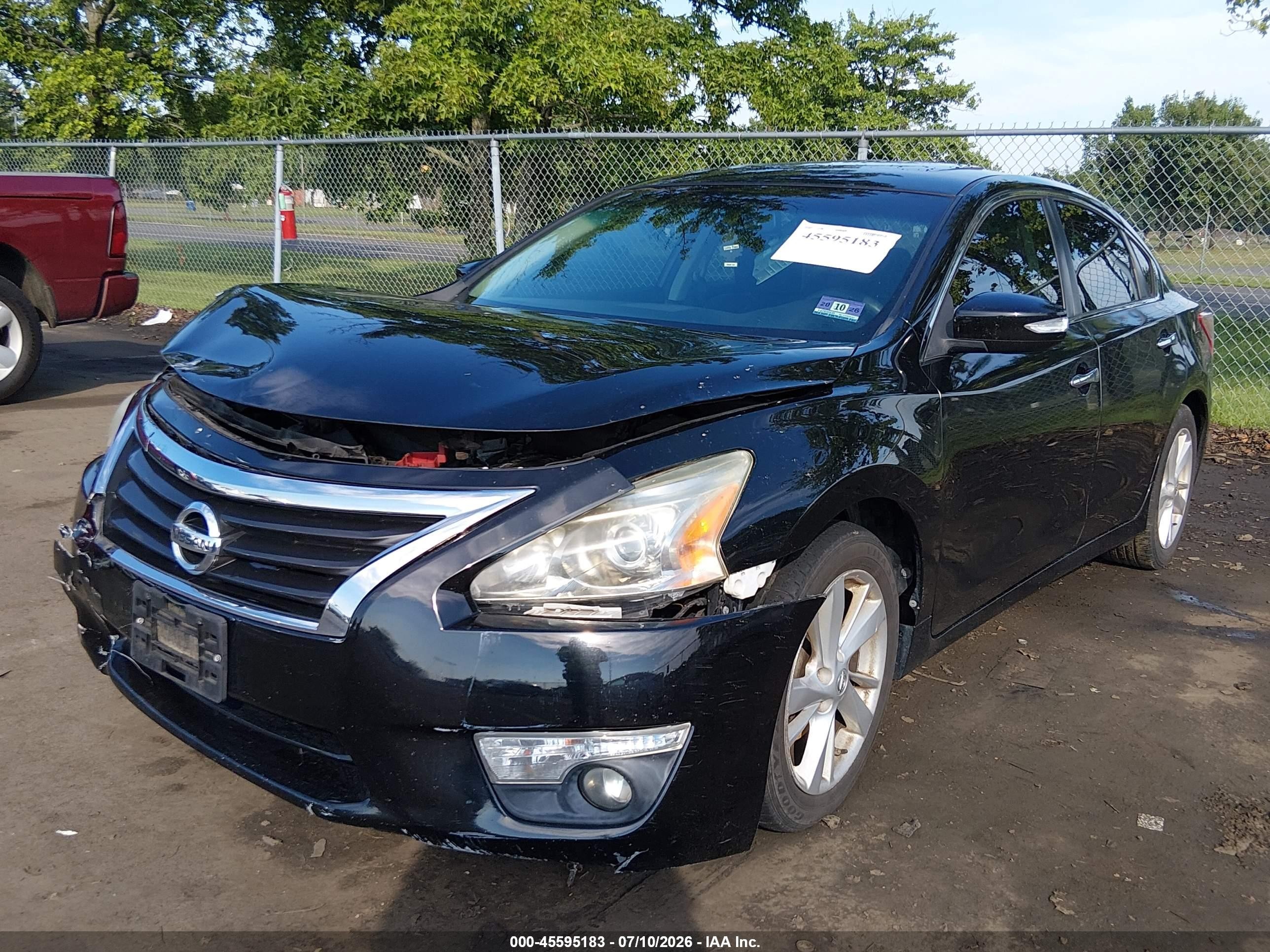 2014 Nissan Altima 2.5 Sv Black vin: 1N4AL3AP2EC154195