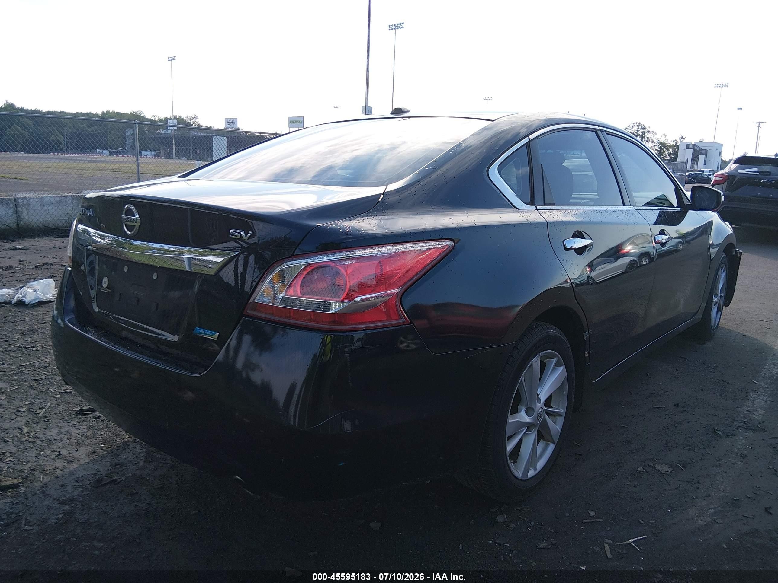 2014 Nissan Altima 2.5 Sv Black vin: 1N4AL3AP2EC154195