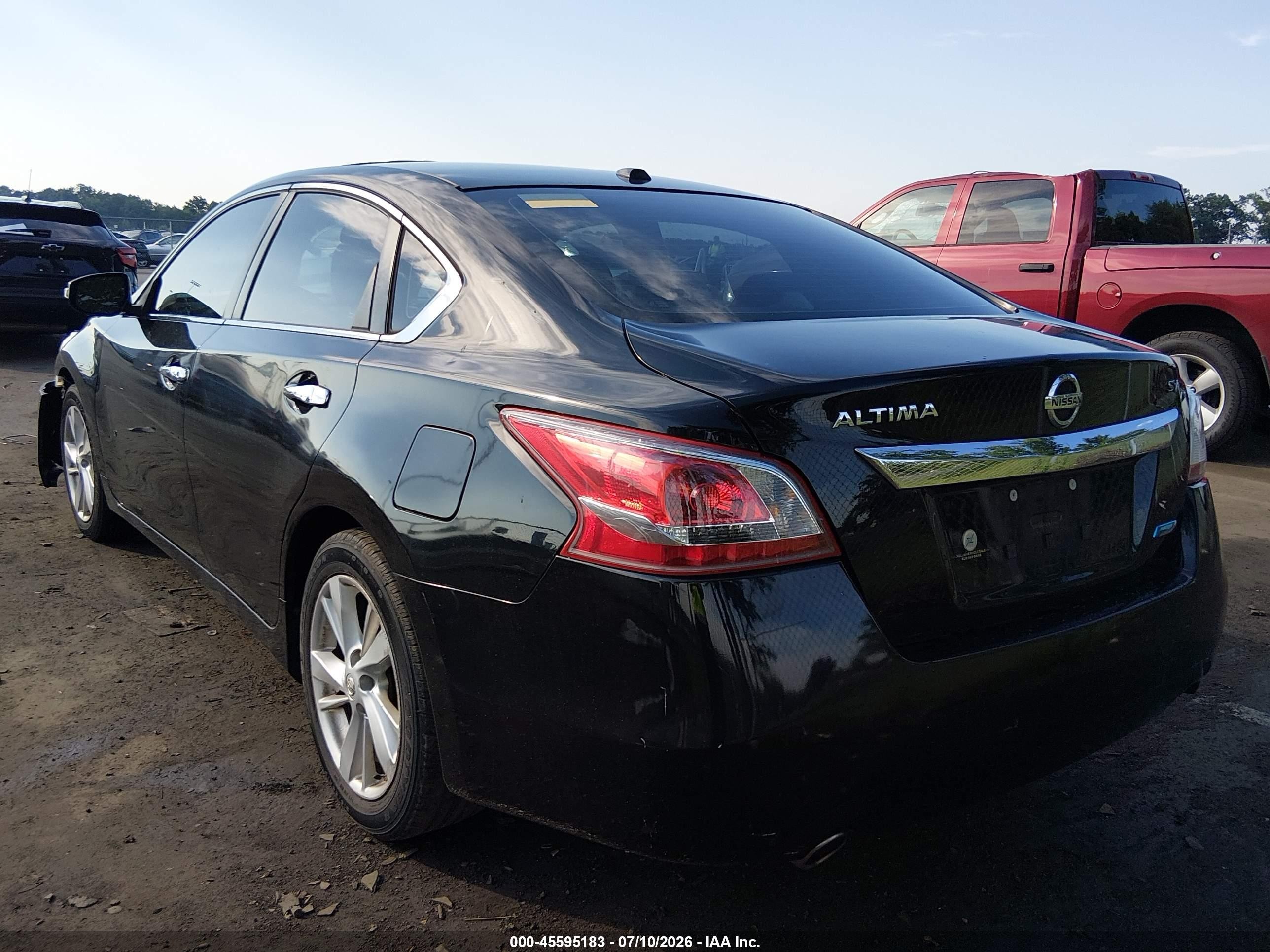 2014 Nissan Altima 2.5 Sv Black vin: 1N4AL3AP2EC154195