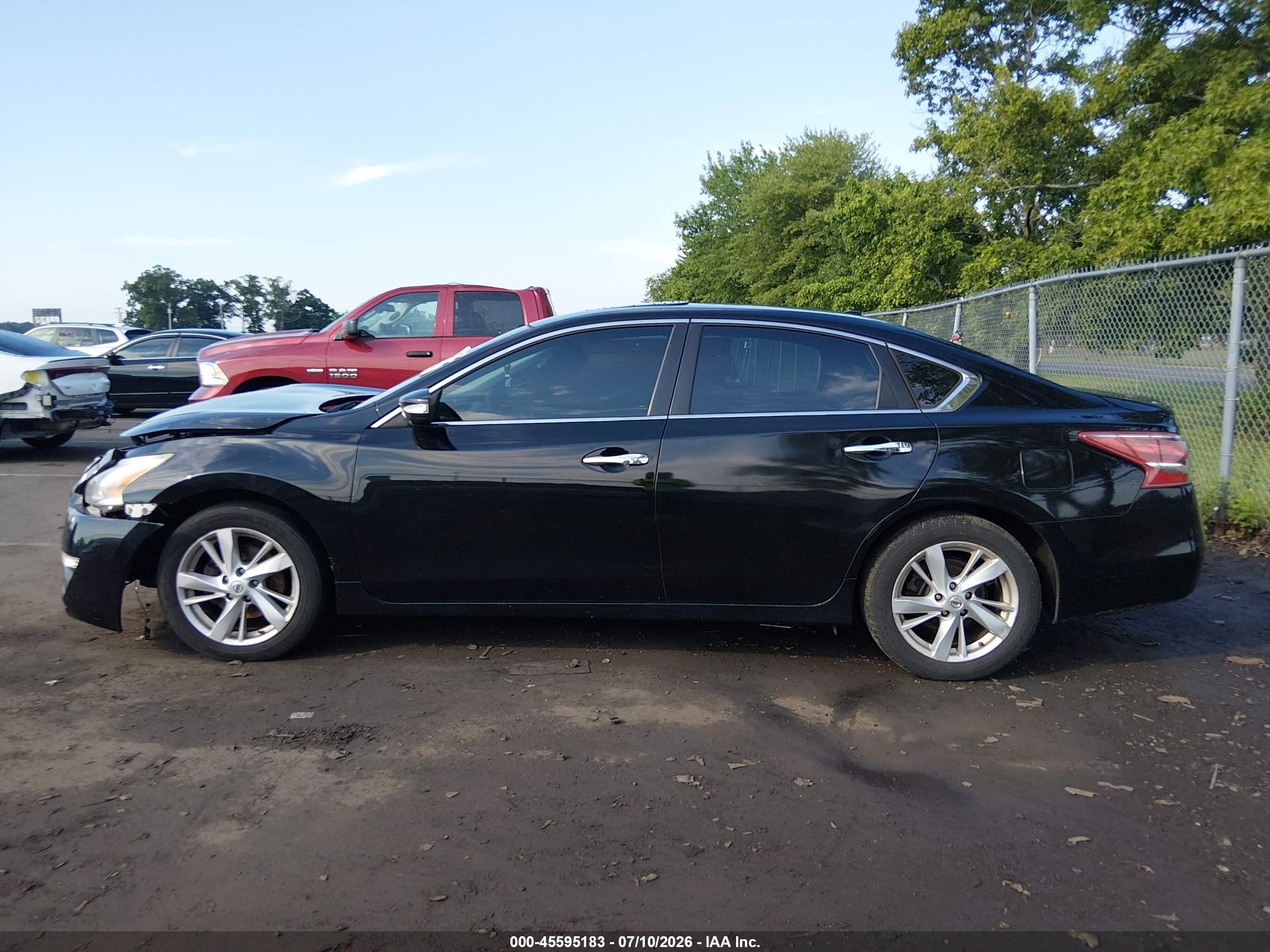 2014 Nissan Altima 2.5 Sv Black vin: 1N4AL3AP2EC154195
