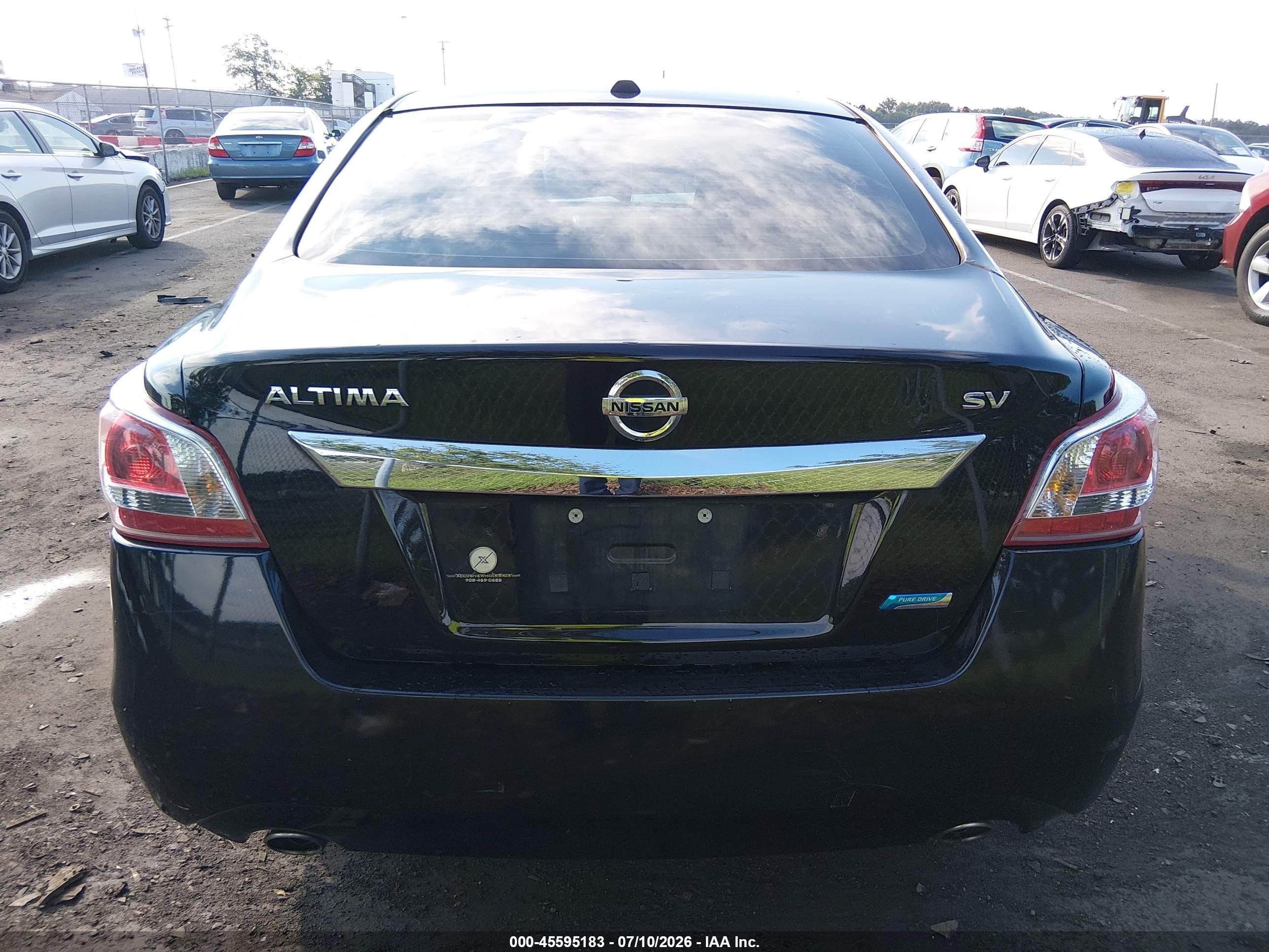 2014 Nissan Altima 2.5 Sv Black vin: 1N4AL3AP2EC154195
