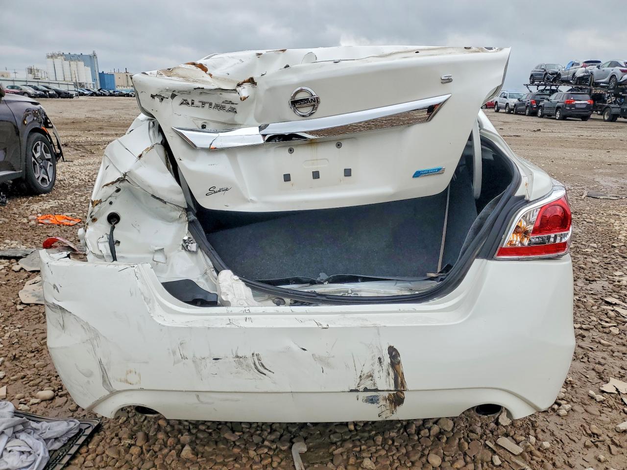 2014 Nissan Altima 2.5 S White vin: 1N4AL3AP2EC157002