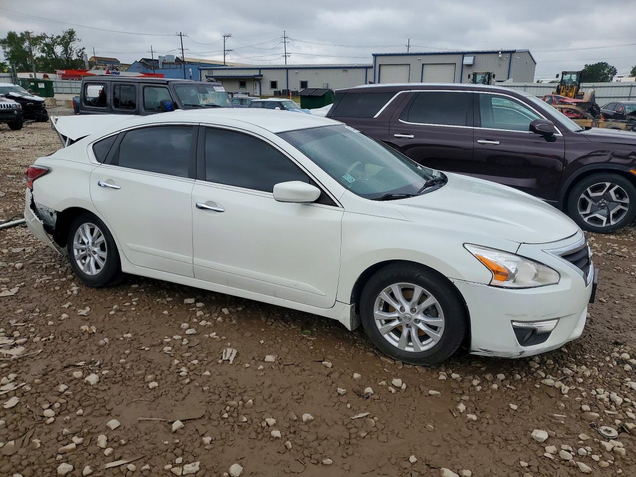 2014 Nissan Altima 2.5 S White vin: 1N4AL3AP2EC157002