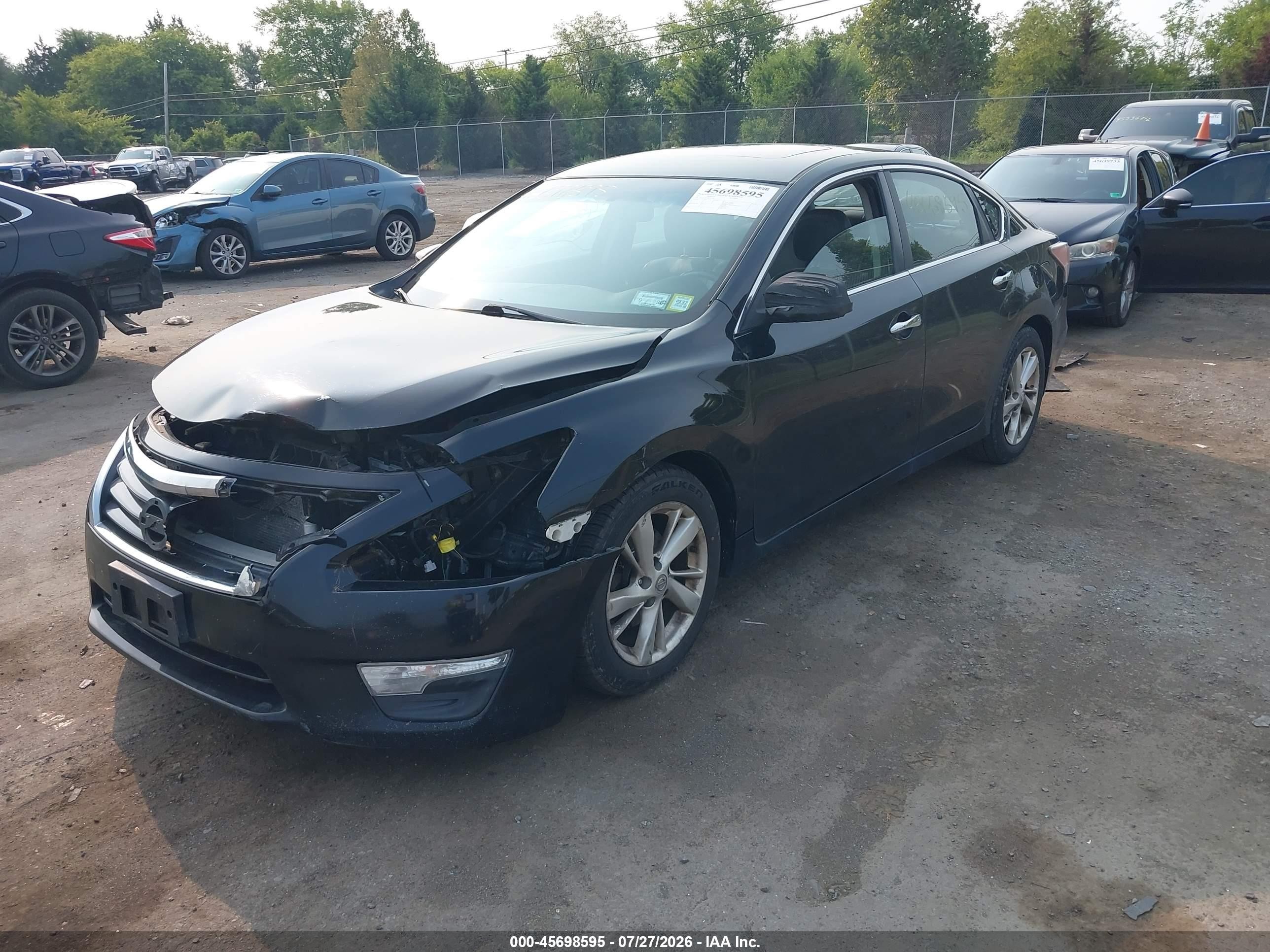 2014 Nissan Altima 2.5 Sl Черный vin: 1N4AL3AP2EC157680