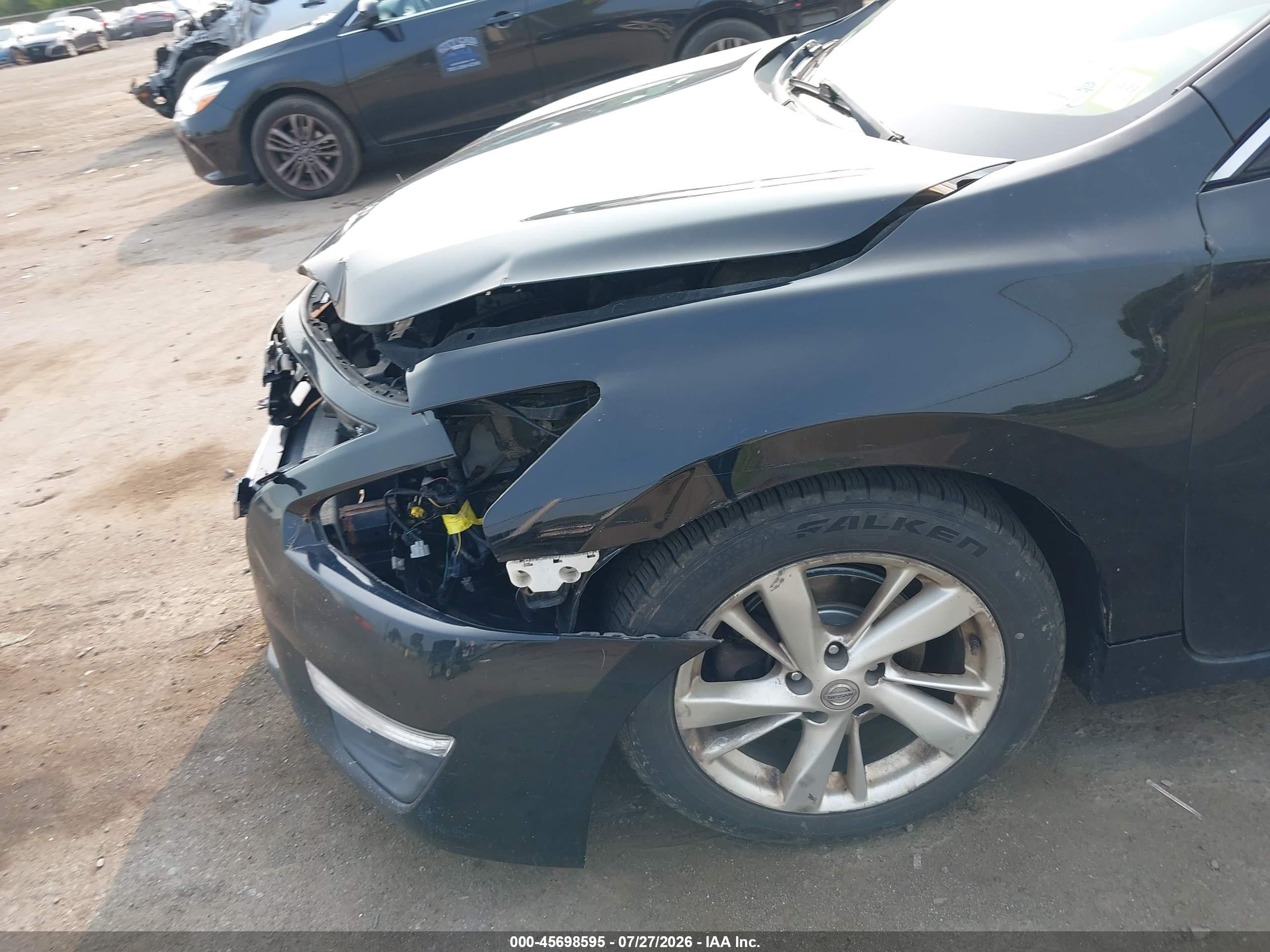 2014 Nissan Altima 2.5 Sl Черный vin: 1N4AL3AP2EC157680