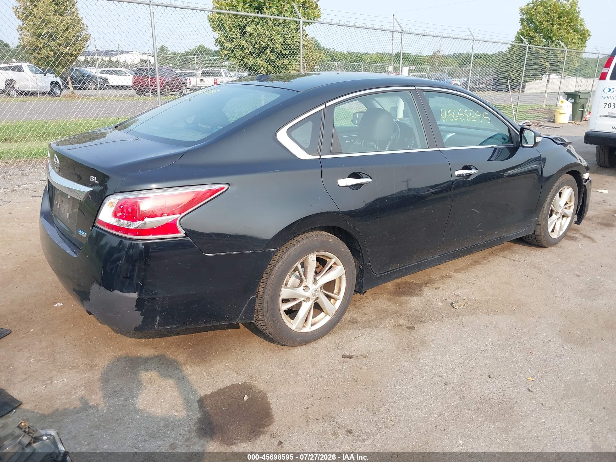 2014 Nissan Altima 2.5 Sl Черный vin: 1N4AL3AP2EC157680