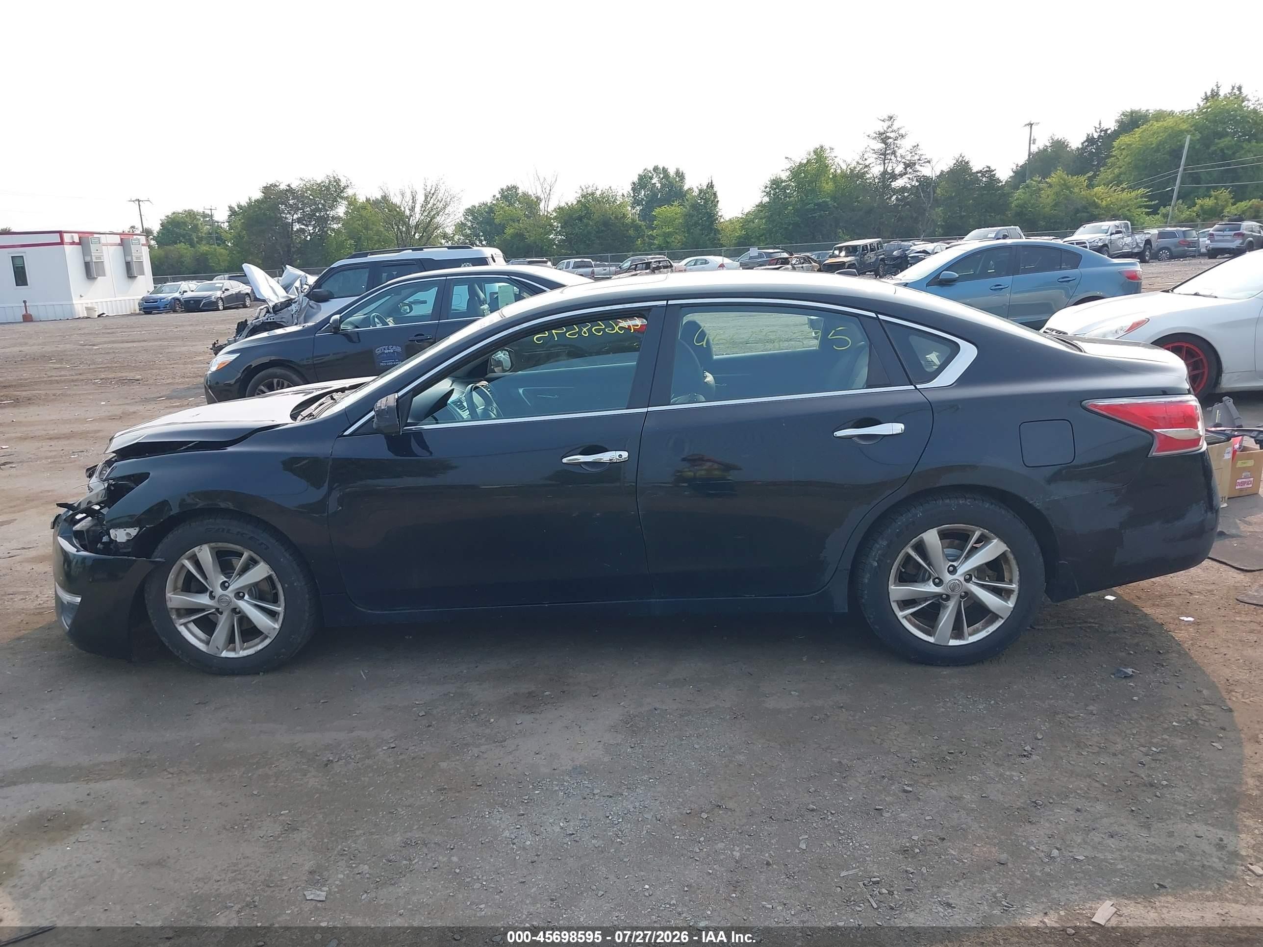 2014 Nissan Altima 2.5 Sl Черный vin: 1N4AL3AP2EC157680