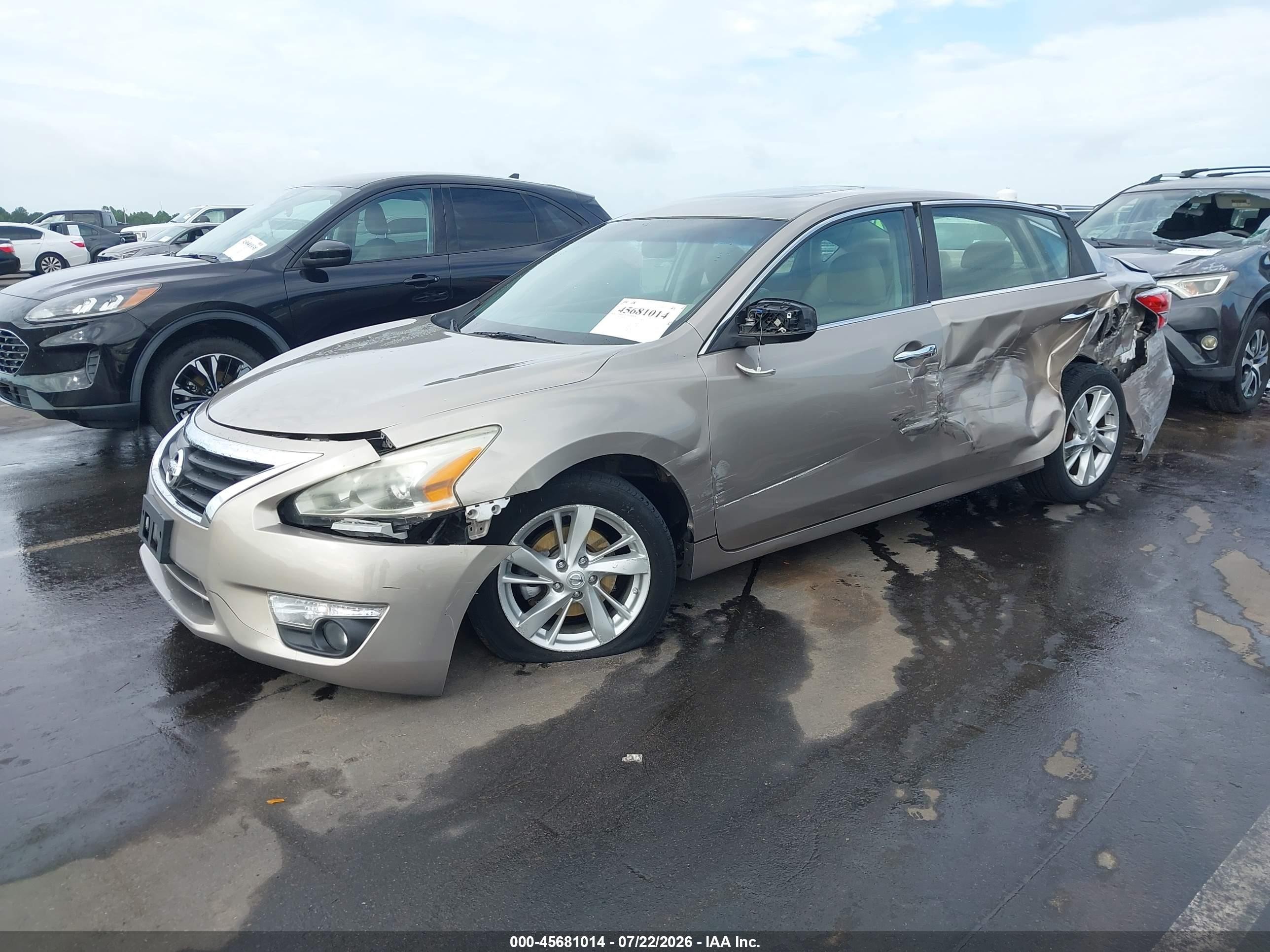 2014 Nissan Altima 2.5 Sl Champagne vin: 1N4AL3AP2EC166749