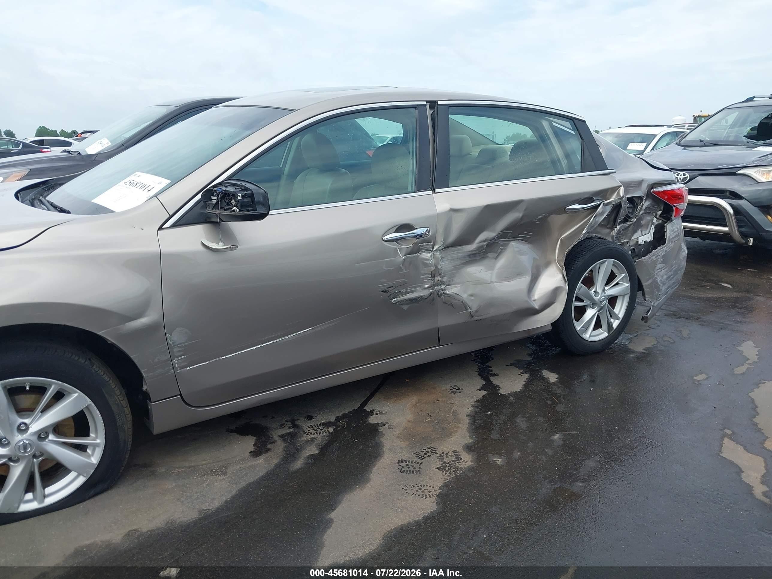 2014 Nissan Altima 2.5 Sl Champagne vin: 1N4AL3AP2EC166749