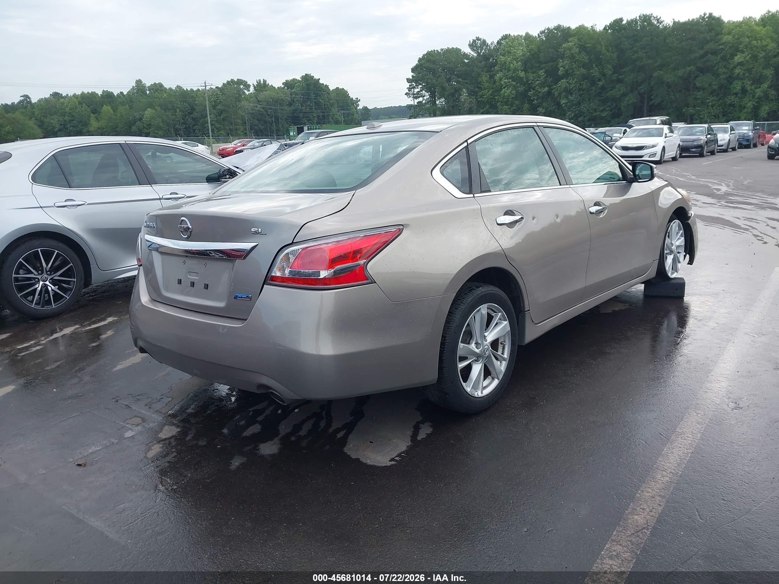 2014 Nissan Altima 2.5 Sl Champagne vin: 1N4AL3AP2EC166749