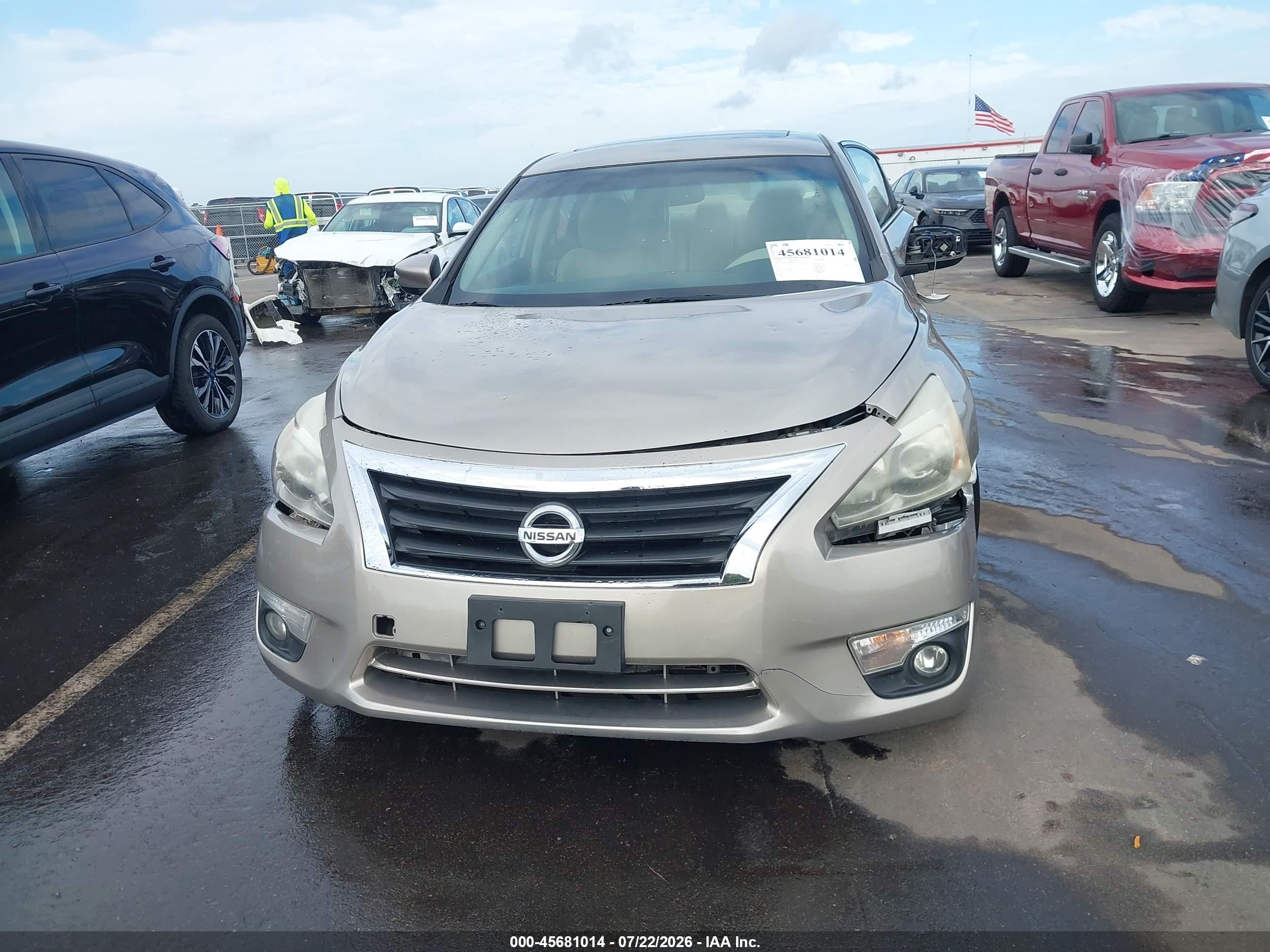 2014 Nissan Altima 2.5 Sl Champagne vin: 1N4AL3AP2EC166749