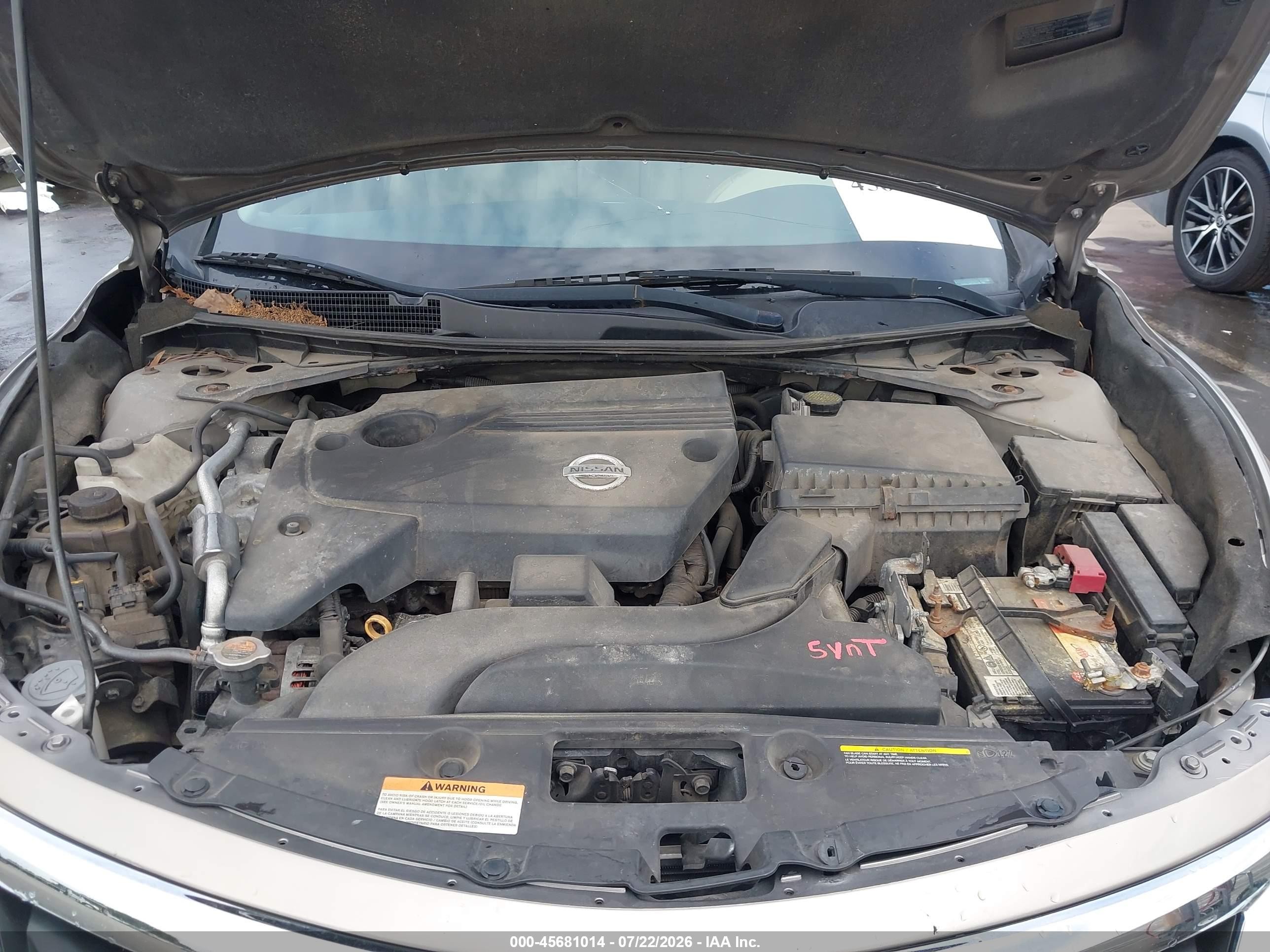 2014 Nissan Altima 2.5 Sl Champagne vin: 1N4AL3AP2EC166749