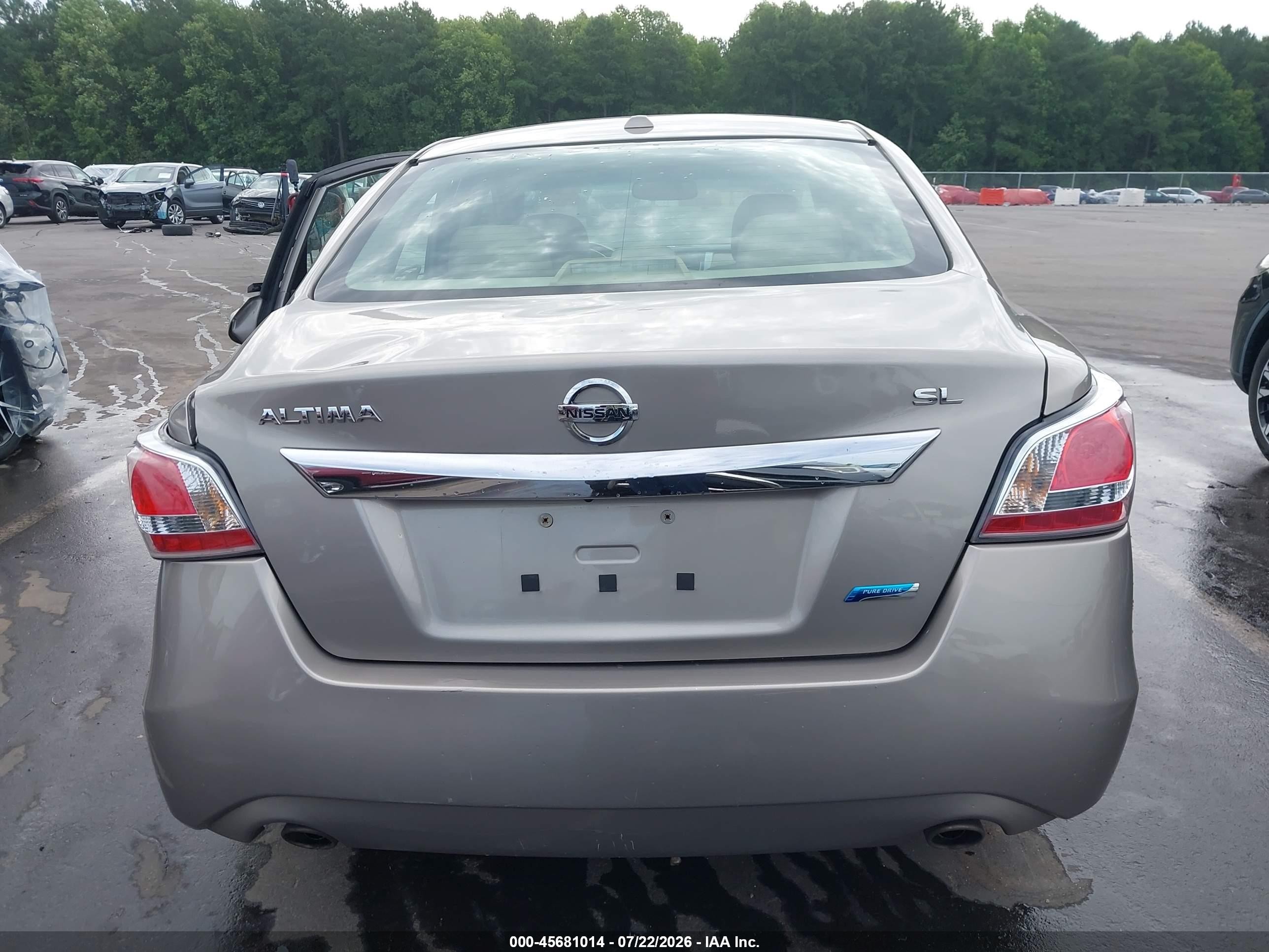 2014 Nissan Altima 2.5 Sl Champagne vin: 1N4AL3AP2EC166749