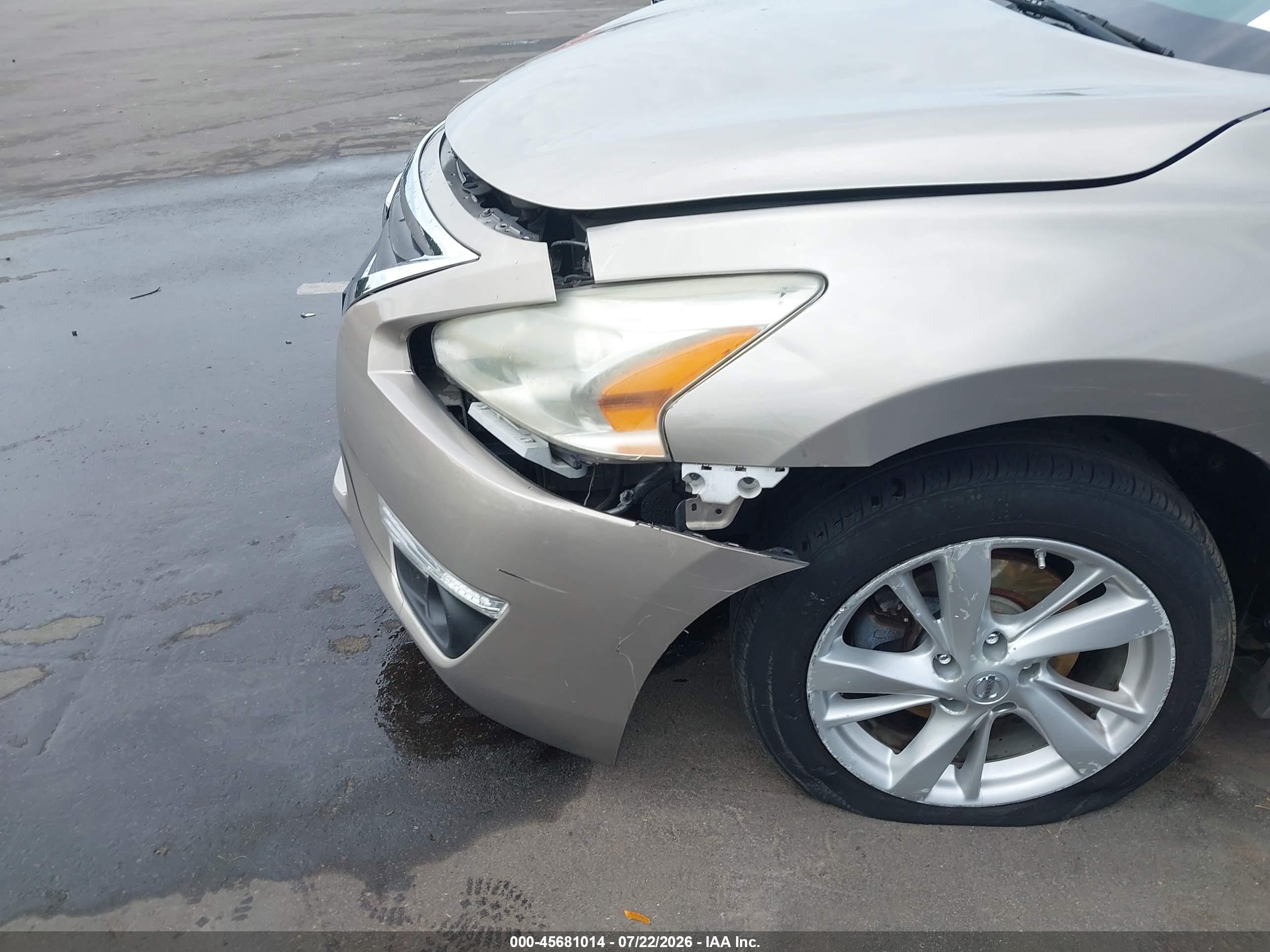 2014 Nissan Altima 2.5 Sl Champagne vin: 1N4AL3AP2EC166749