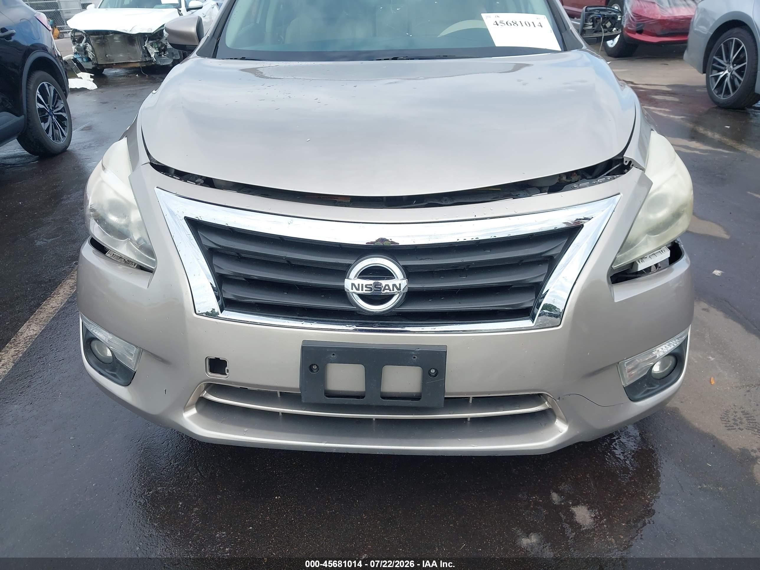 2014 Nissan Altima 2.5 Sl Champagne vin: 1N4AL3AP2EC166749