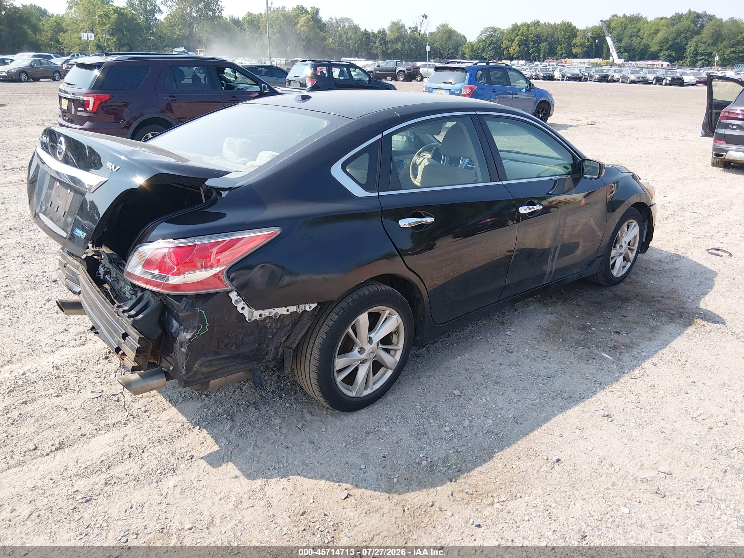 2014 Nissan Altima 2.5 Sv Black vin: 1N4AL3AP2EC184572