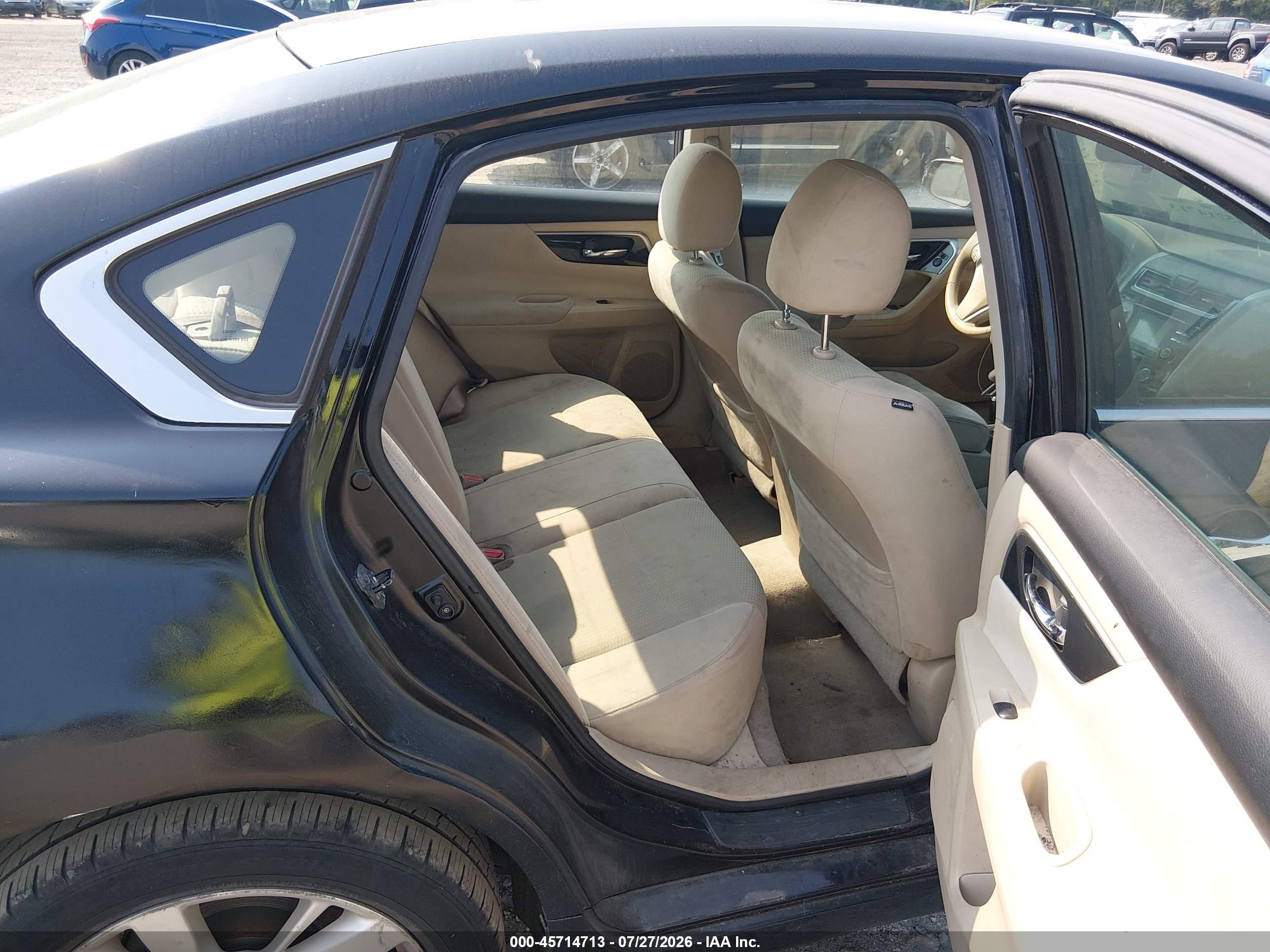 2014 Nissan Altima 2.5 Sv Black vin: 1N4AL3AP2EC184572