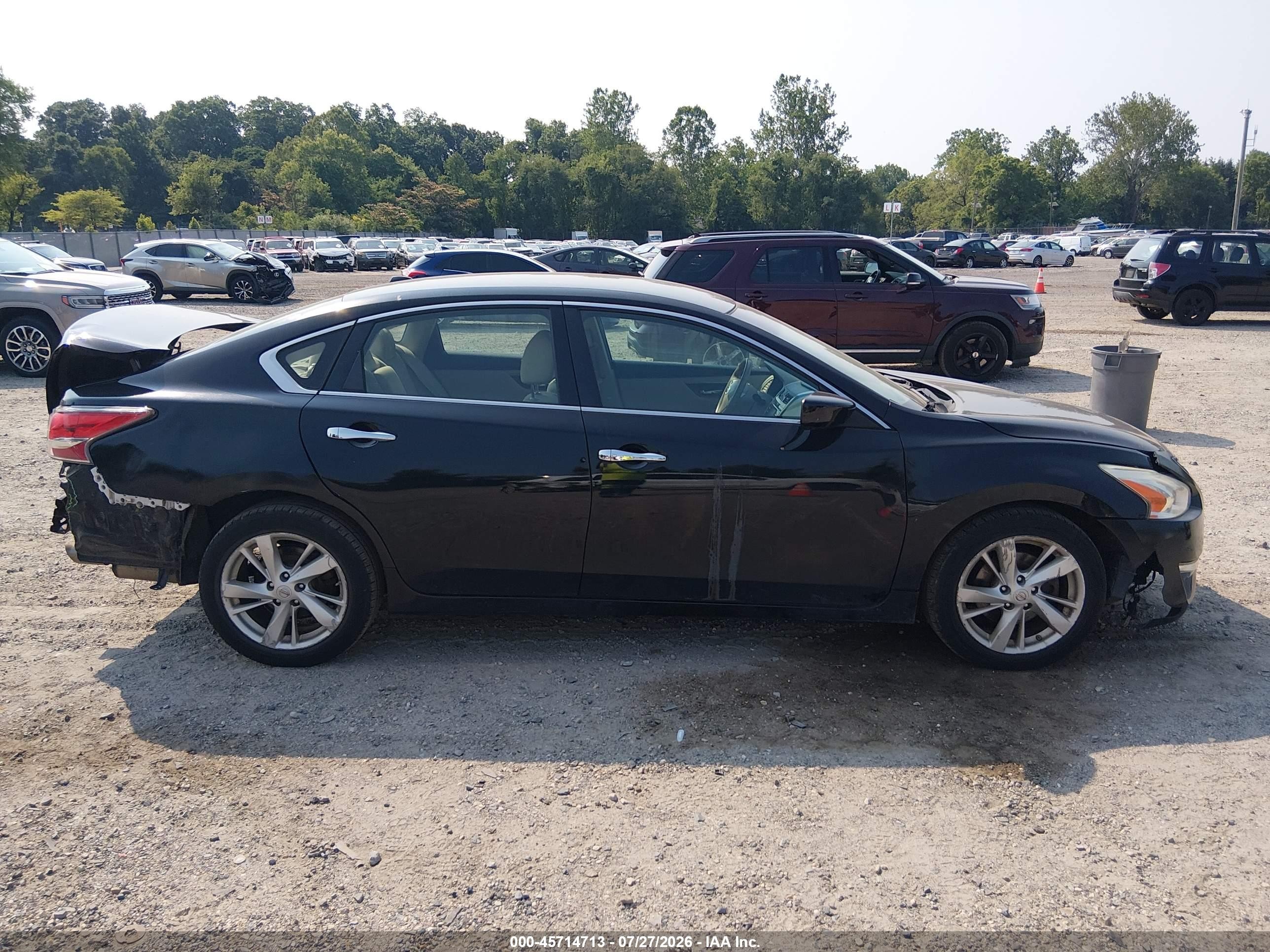 2014 Nissan Altima 2.5 Sv Black vin: 1N4AL3AP2EC184572