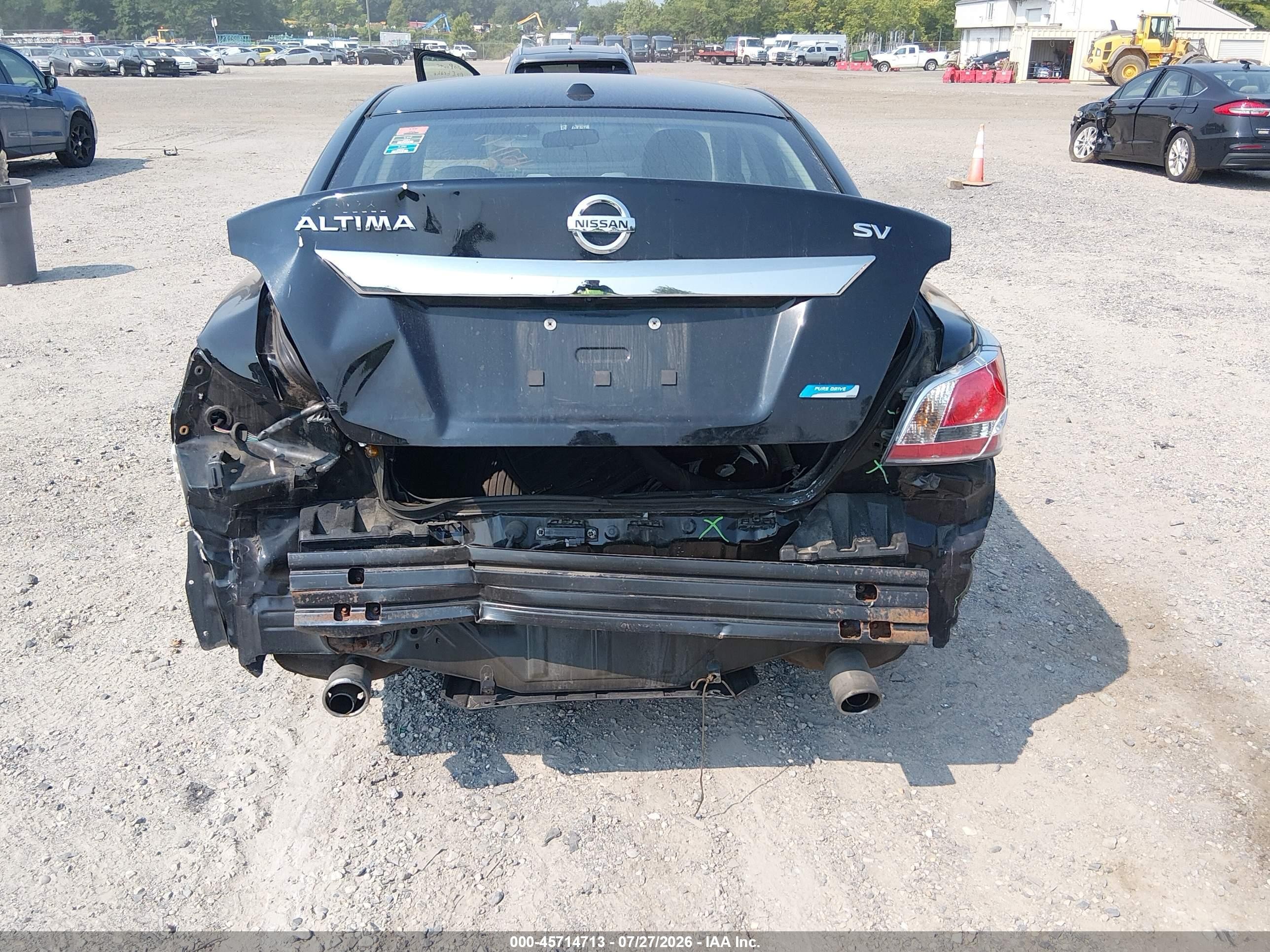 2014 Nissan Altima 2.5 Sv Black vin: 1N4AL3AP2EC184572