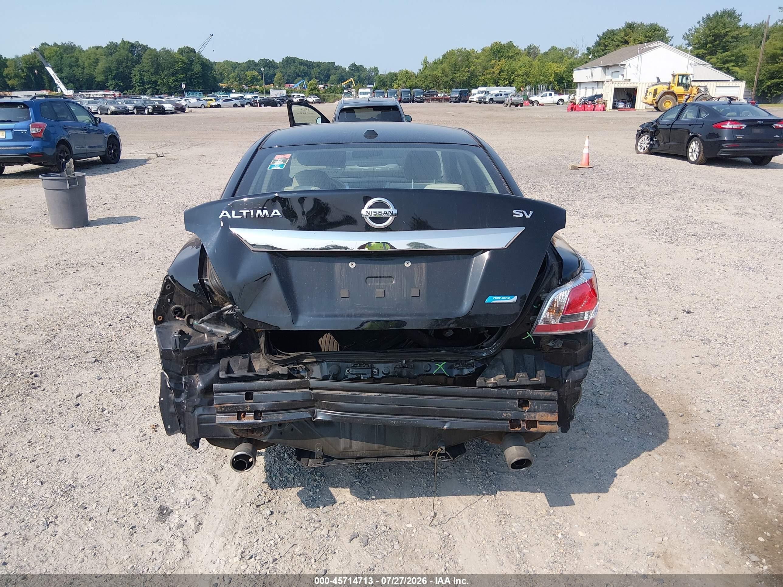 2014 Nissan Altima 2.5 Sv Black vin: 1N4AL3AP2EC184572
