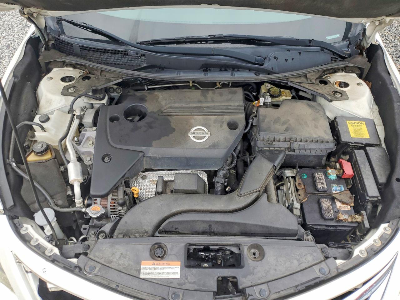 2014 Nissan Altima 2.5 S White vin: 1N4AL3AP2EC184779