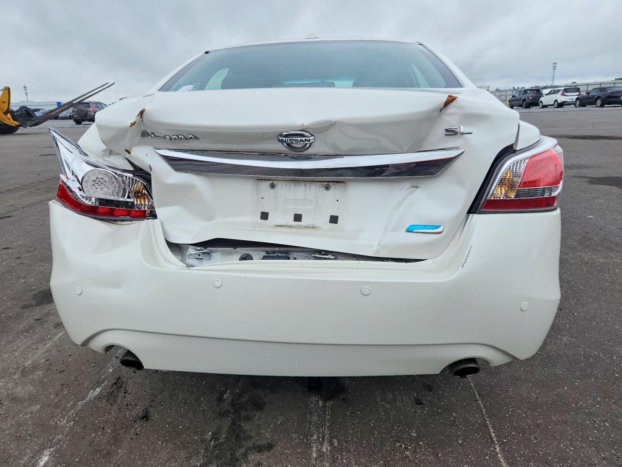 2014 Nissan Altima 2.5 Sl White vin: 1N4AL3AP2EC193630