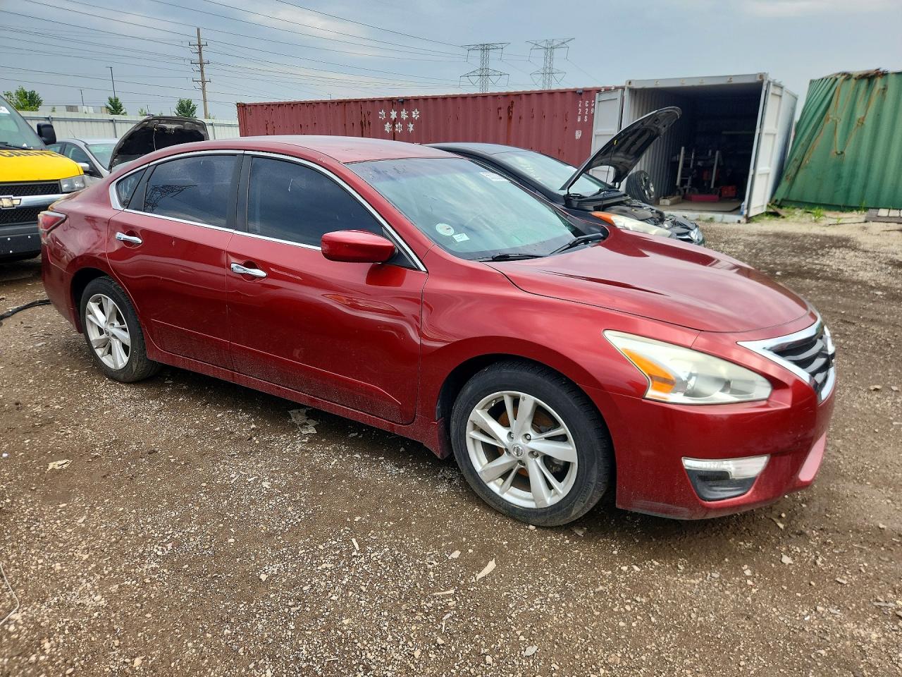 2014 Nissan Altima 2.5 Sv Red vin: 1N4AL3AP2EC193840