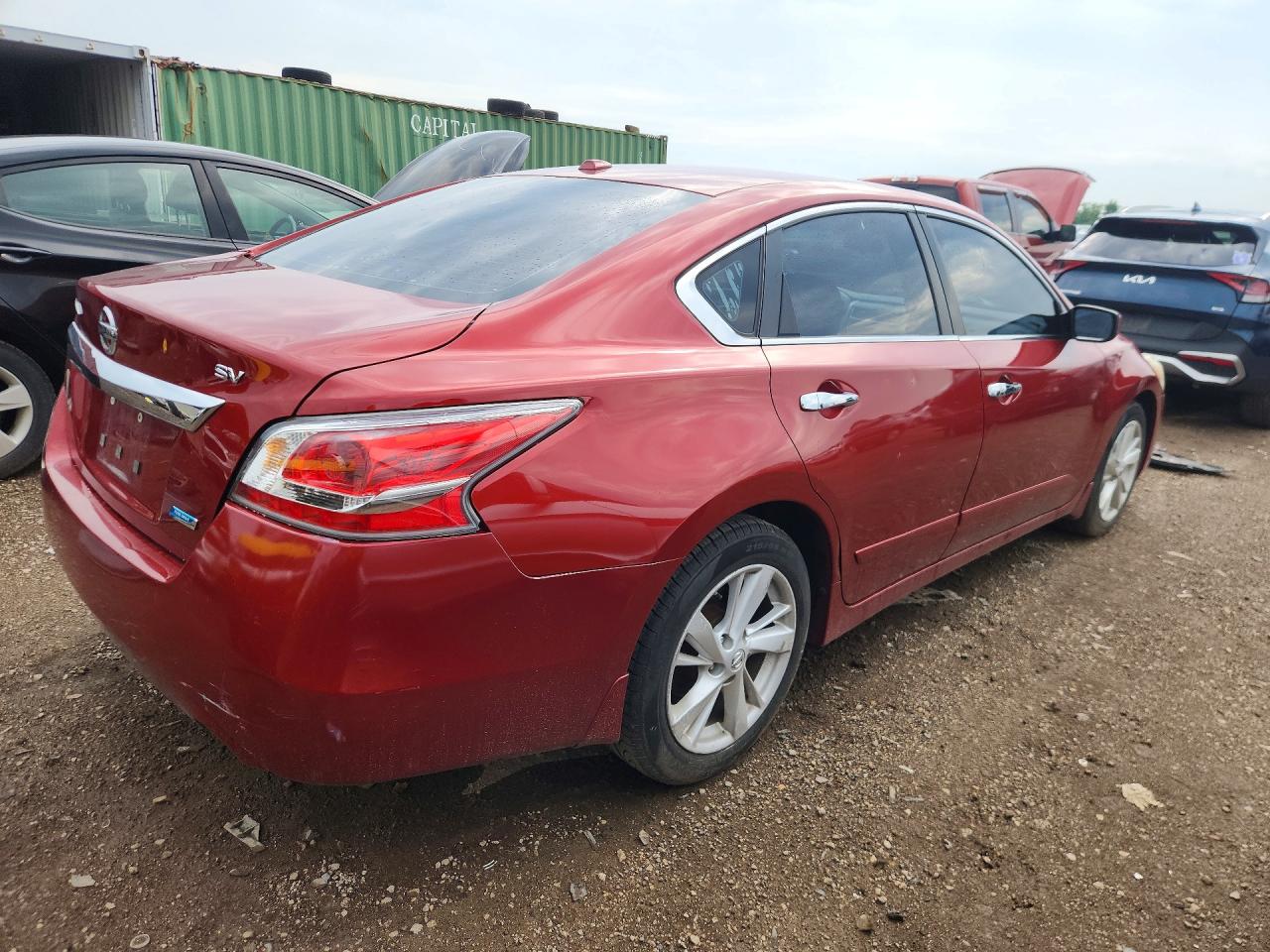 2014 Nissan Altima 2.5 Sv Red vin: 1N4AL3AP2EC193840